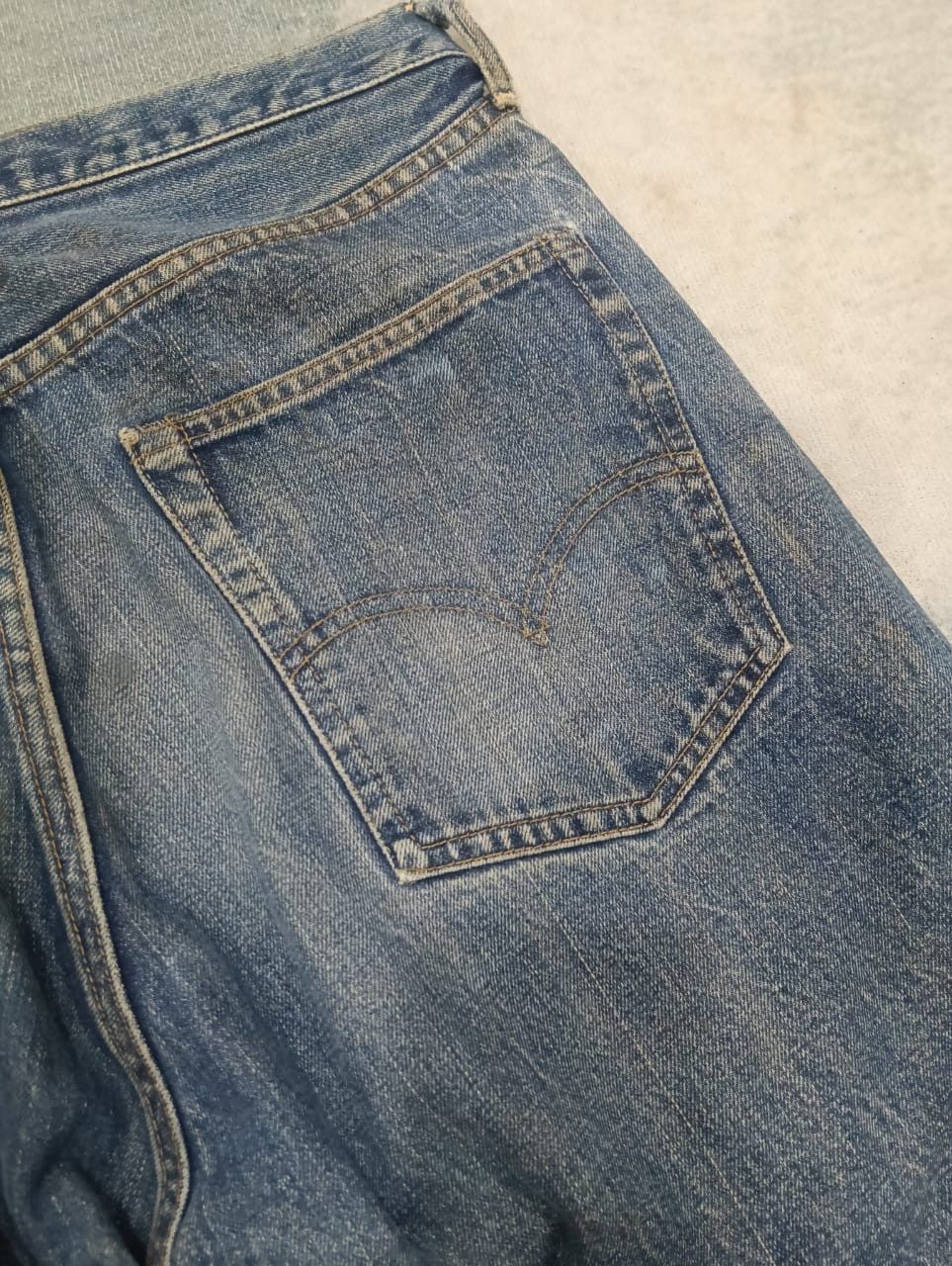 Levi's Vintage Clothing × Vintage Vintage Levis 50’s Made in Usa Jeans Size US 36 / EU 52 - 10 Thumbnail