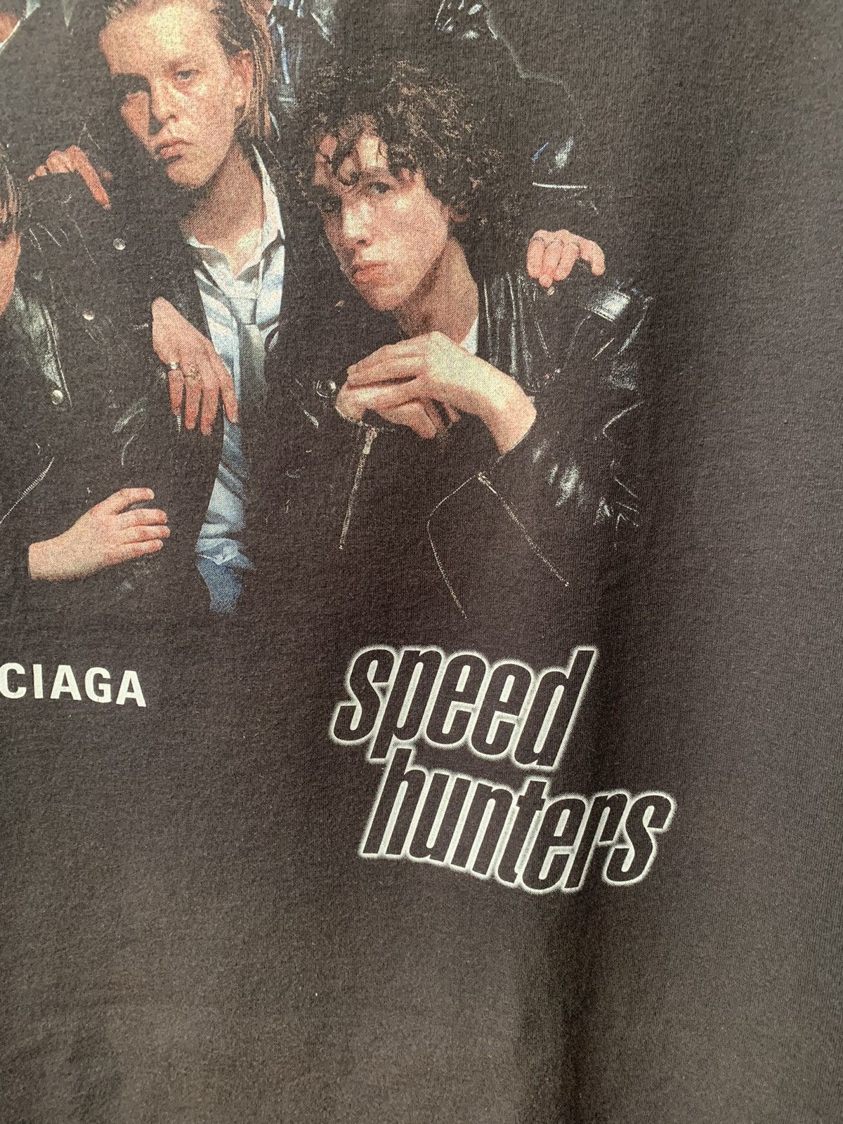 Balenciaga Balenciaga speedhunters tshirt faded black Size US M / EU 48-50 / 2 - 6 Thumbnail