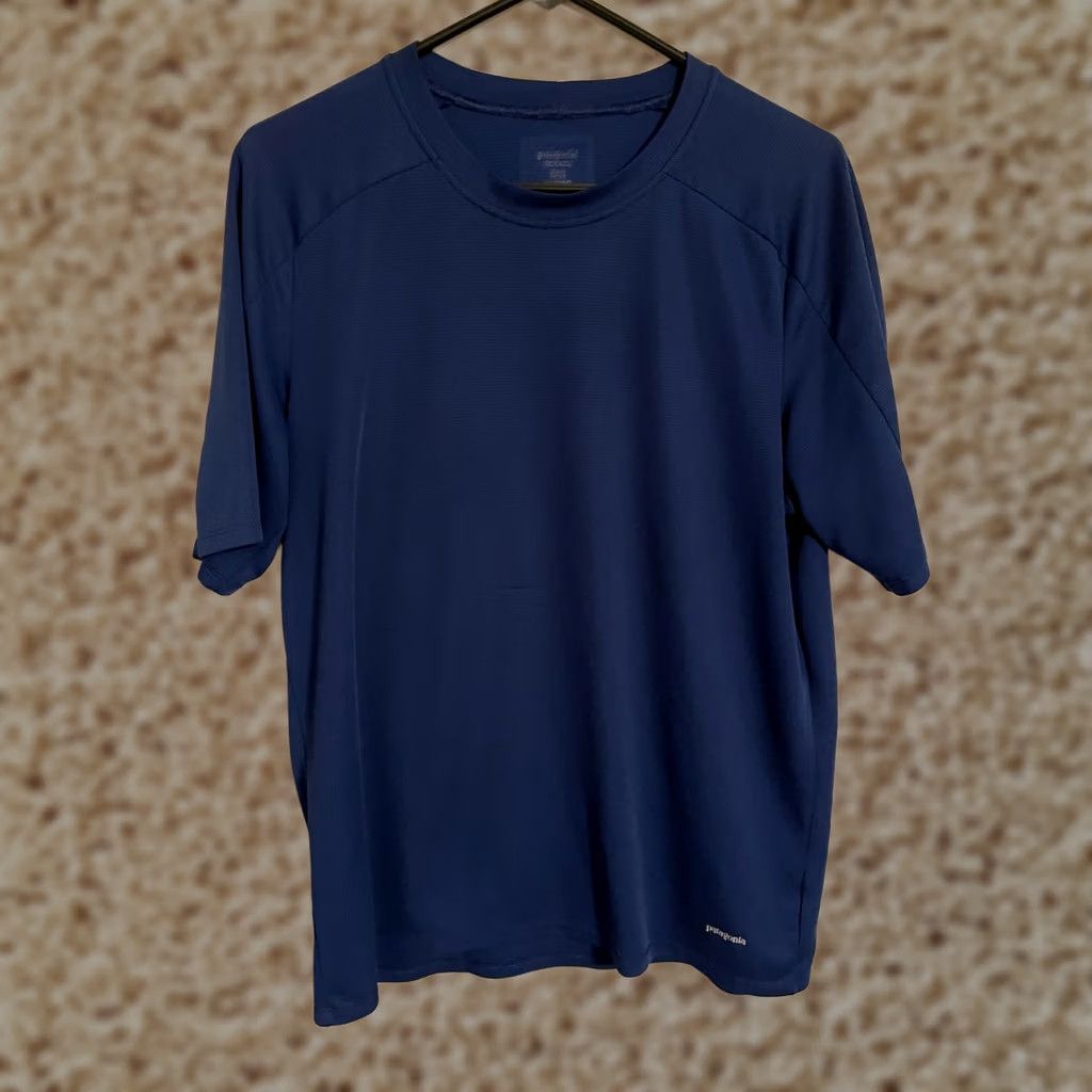 Patagonia Patagonia Capilene Made in USA Blue Short Sleeve T-Shirt Mens M Size US M / EU 48-50 / 2 - 1 Thumbnail