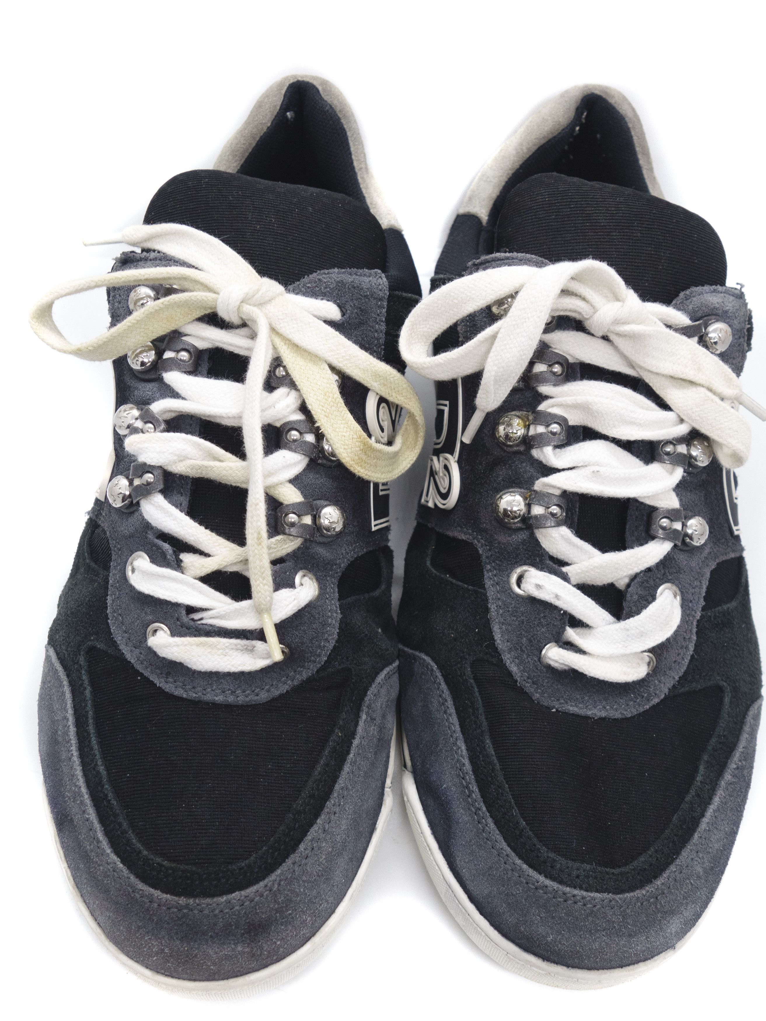 Dsquared2 D2 Logo Y2K Low Sneakers Size US 10 / EU 43 - 3 Thumbnail