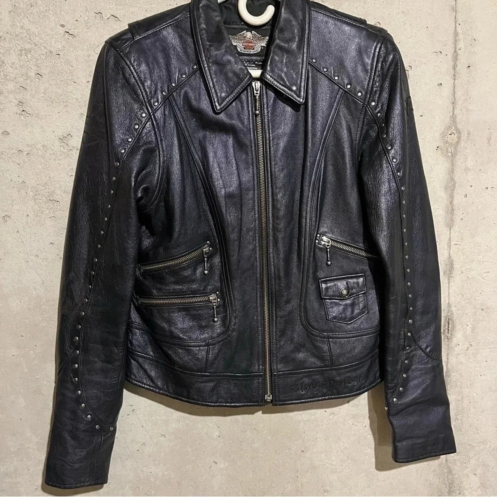 Harley Davidson Harley Davidson Sensation Leather Jacket Medium Motorcycle Size M / US 6-8 / IT 42-44 - 3 Thumbnail