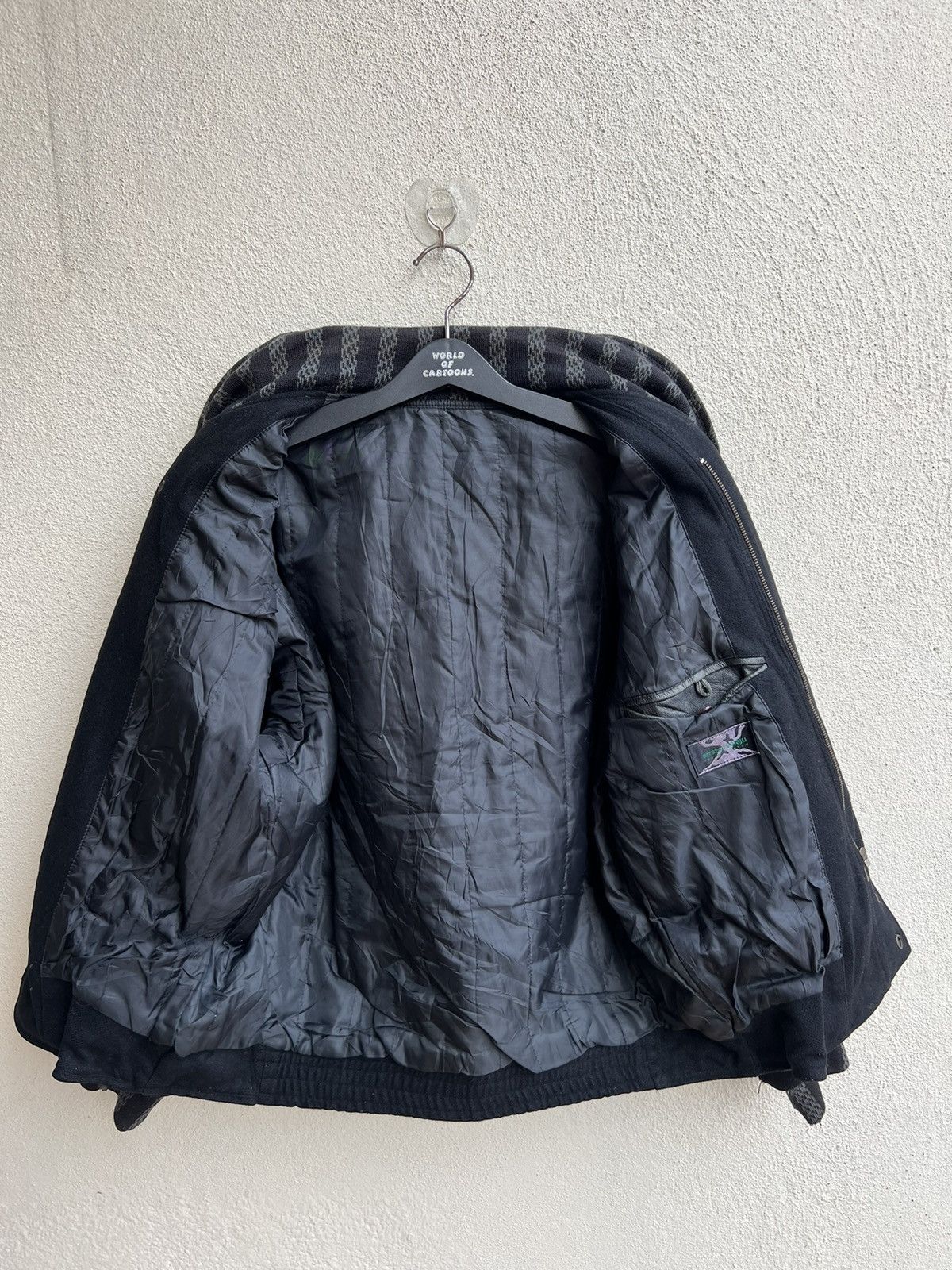 Leather Vintage Arrston Volaju Japan Distress Hybrid Leather Jacket Size US M / EU 48-50 / 2 - 23 Thumbnail