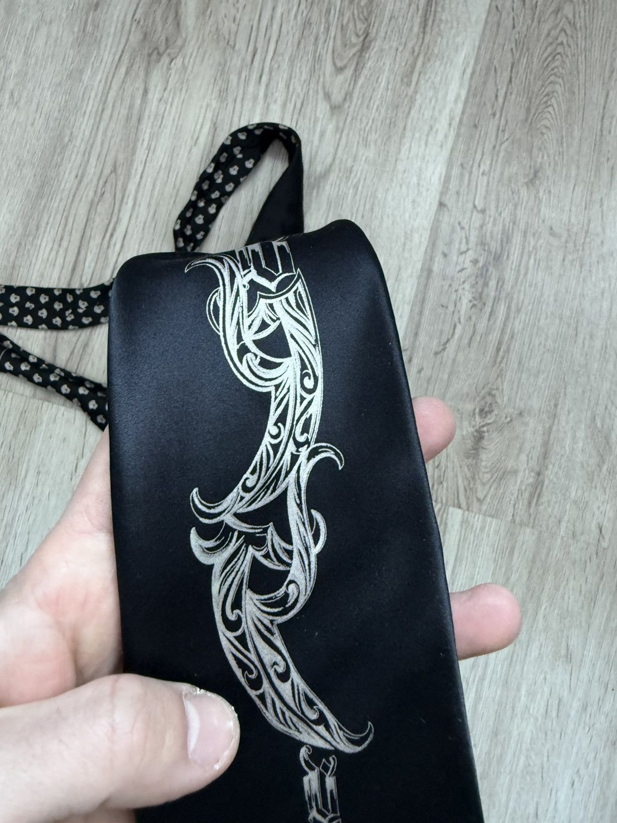 Versace Rare Gianni Versace logo silk tie Size ONE SIZE - 6 Thumbnail