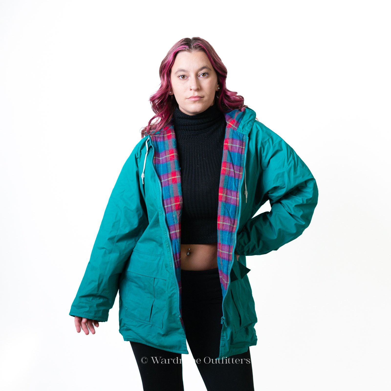 Misty Harbor Vintage Misty Harbor Teal Green All Weather Rain Coat Size L / US 10 / IT 46 - 2 Thumbnail