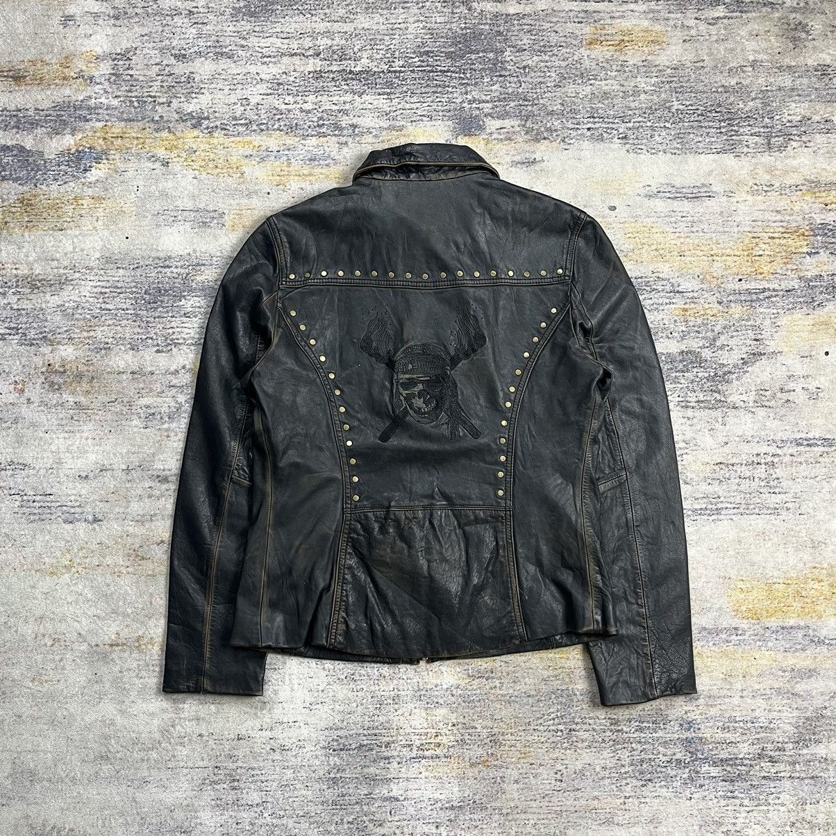 Disney Rare Disney Pirates of the caribbean leather jacket Size US M / EU 48-50 / 2 - 1 Thumbnail