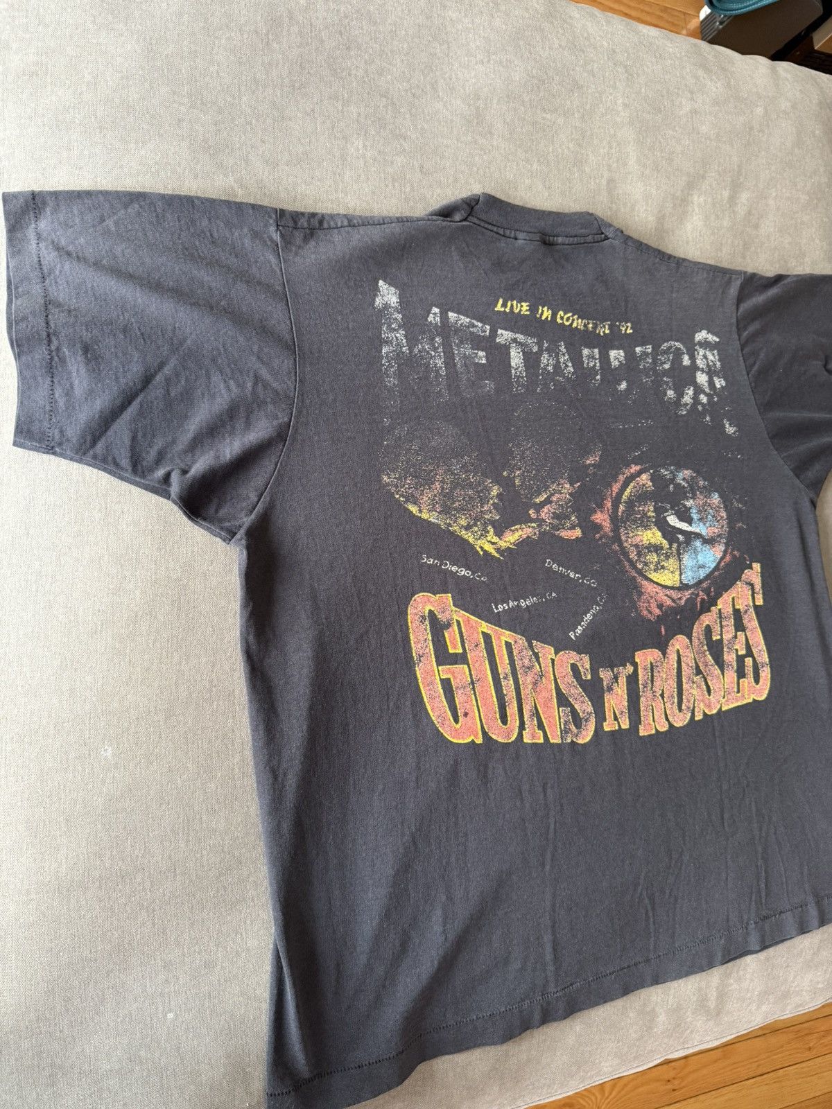 Guns N' Roses Guns N’ Roses x Metallica vintage t-shirt Size US XL / EU 56 / 4 - 10 Thumbnail