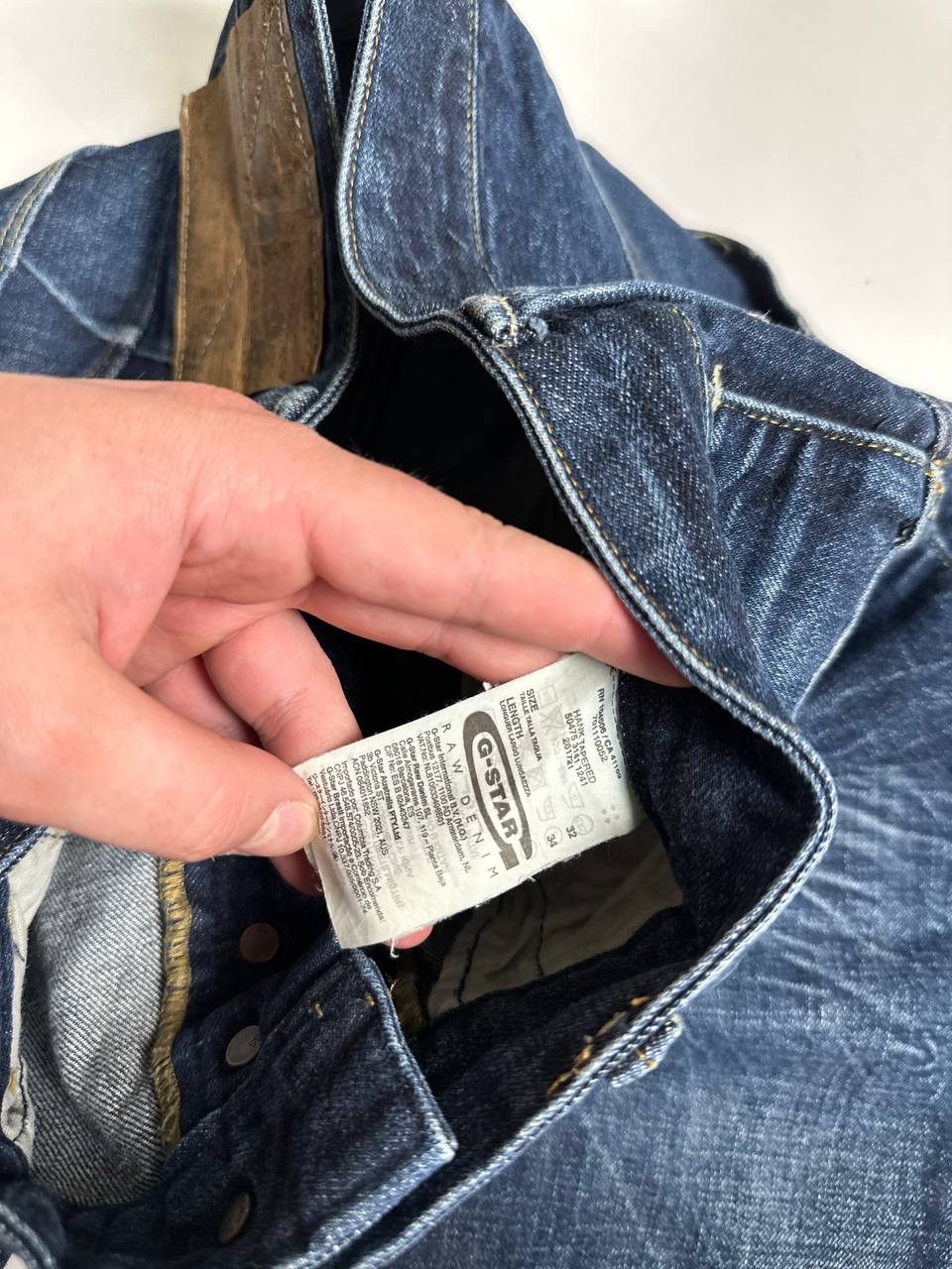 G-Star Vintage G Star Raw Demin Washed Jean Japanese Y2k Size US 32 / EU 48 - 8 Thumbnail