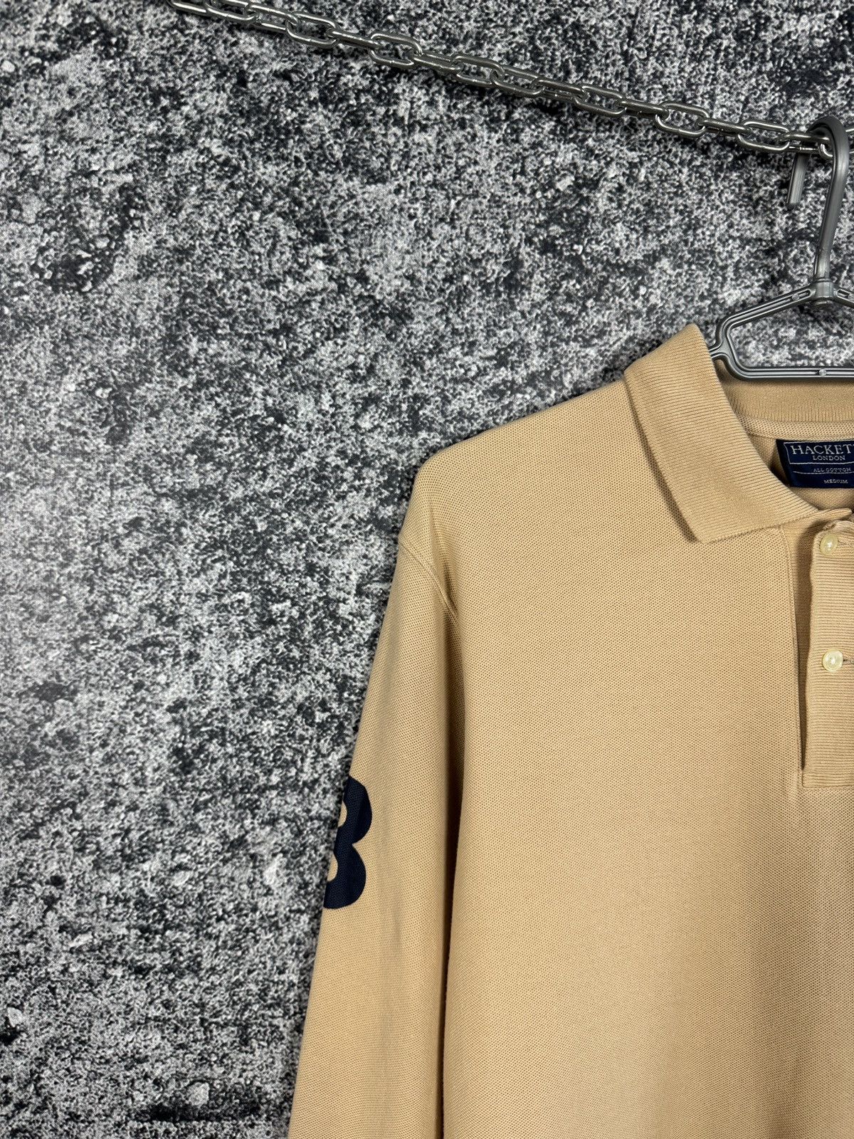 Hackett Hackett London 3 Long Sleeve Polo Shirt All Cotton Size M Size US M / EU 48-50 / 2 - 3 Thumbnail