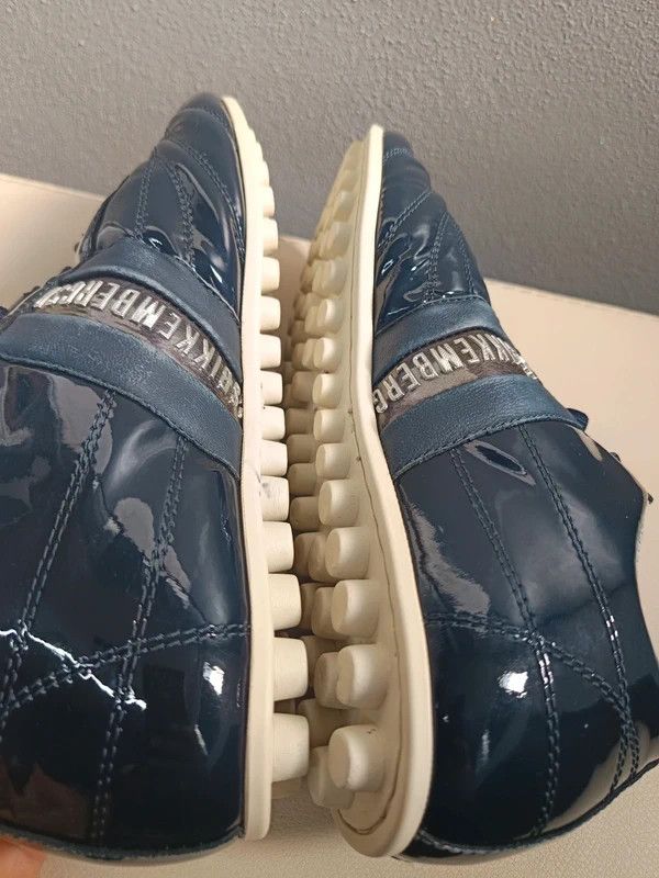 Dirk Bikkembergs Leather DB Trainers Shoes Football Sneakers Rare opium Size US 7 / IT 37 - 3 Thumbnail