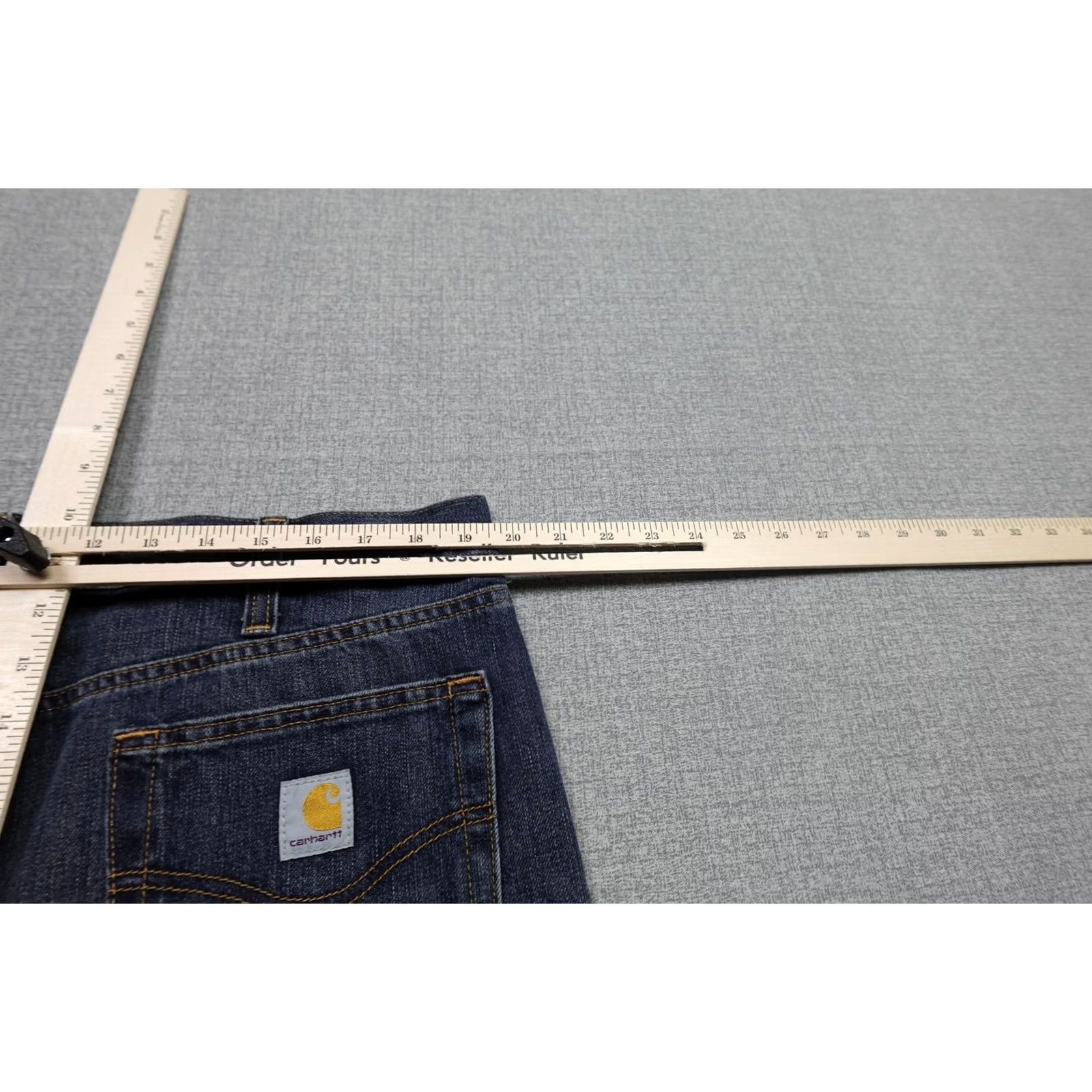 Carhartt Carhartt Holter Jeans Mens 40x32 Blue Dark Wash Denim Relaxed Straight Fit Jeans Mens Size US 40 / EU 56 - 7 Thumbnail