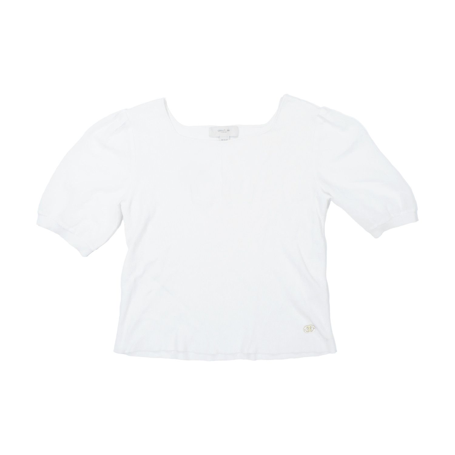 Cerruti 1881 CERRUTI 1881 FEMME WHITE STRIPED BLOUSE Size M / US 6-8 / IT 42-44 - 1 Thumbnail