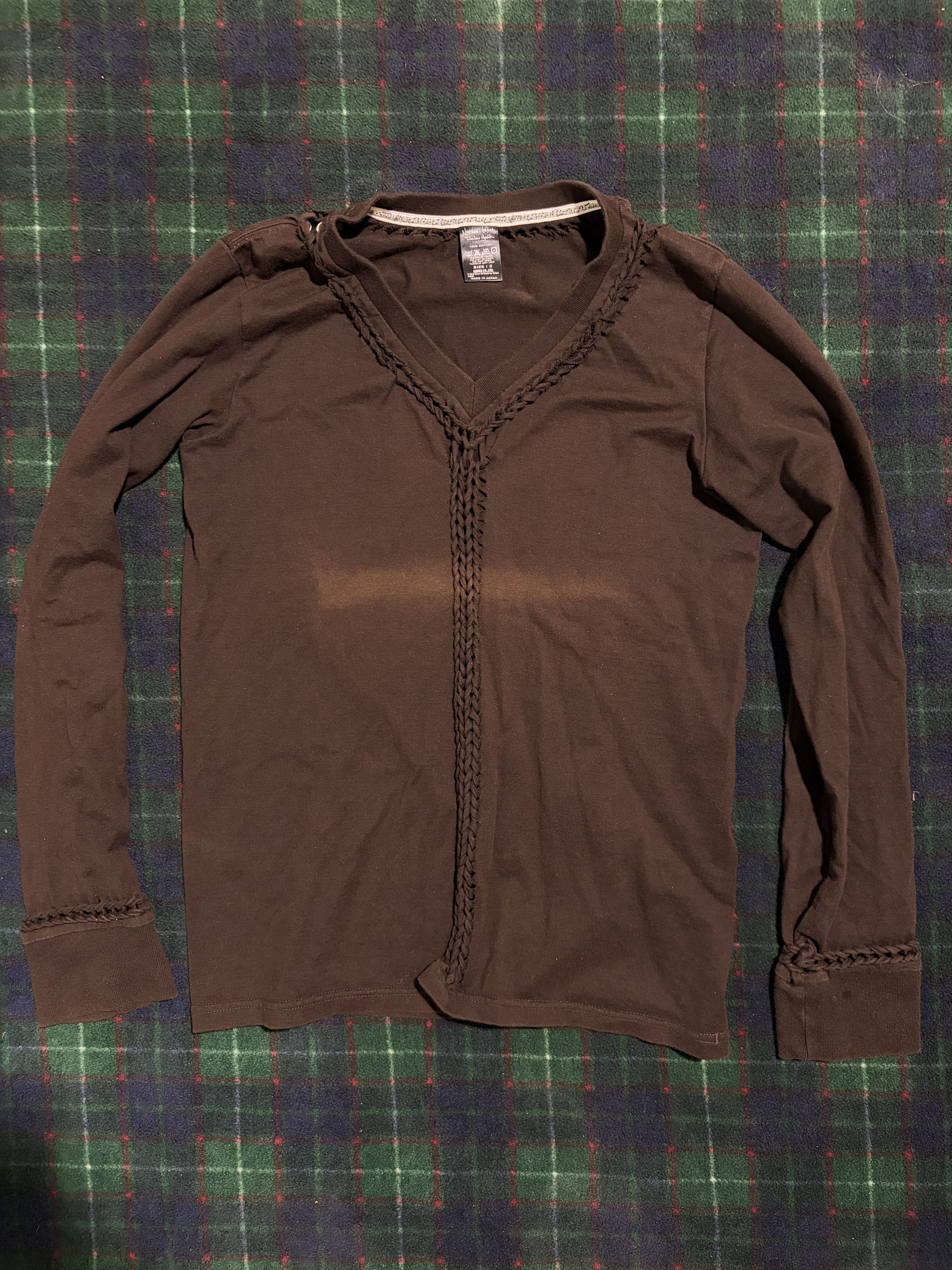 Number (N)ine NUMBER NINE About a boy braided shirt ss07 | Grailed