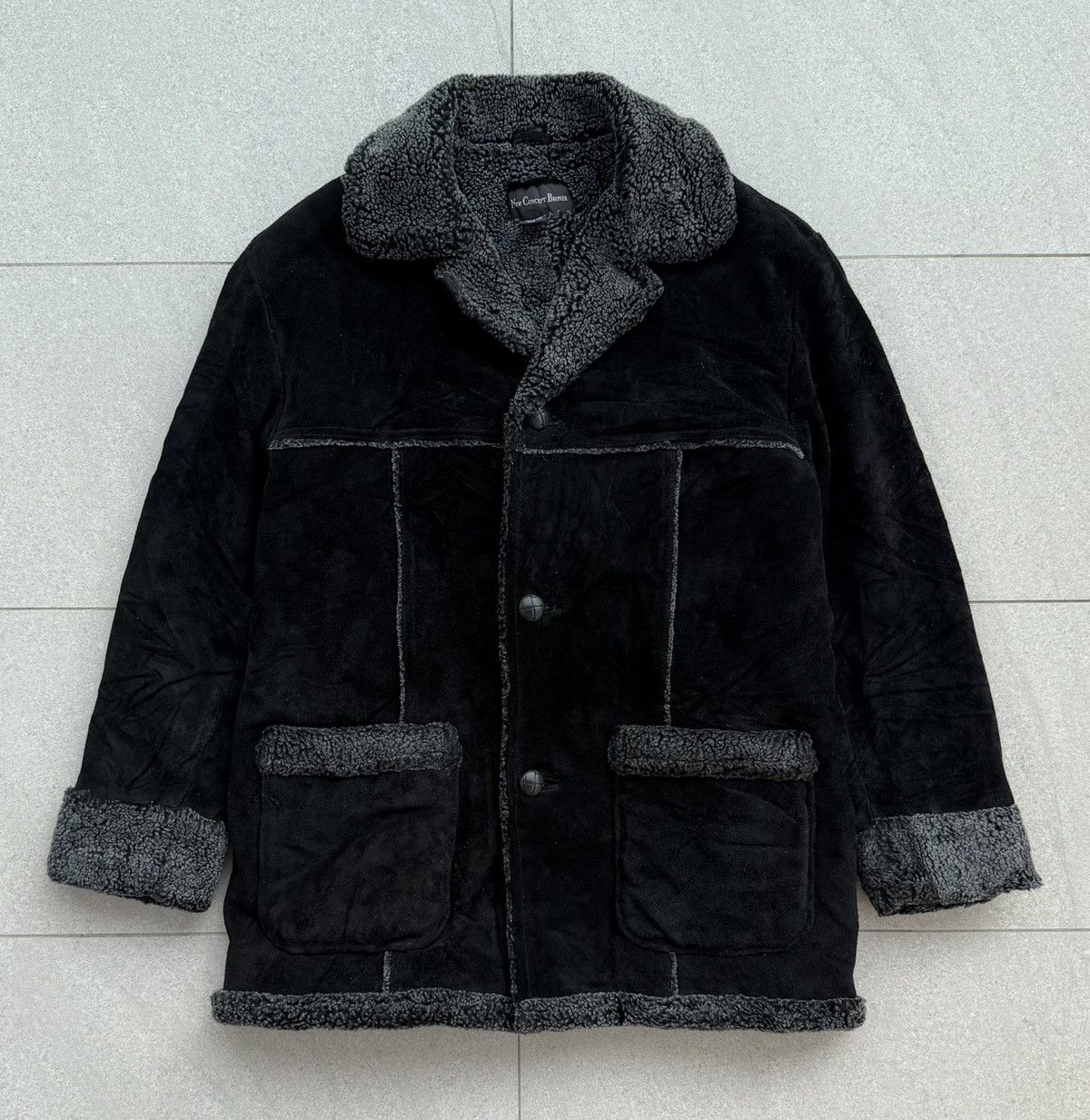 Vintage New Concept Broner Cow Leather Shearling Coat /Jacket Winter Size US M / EU 48-50 / 2 - 8 Thumbnail
