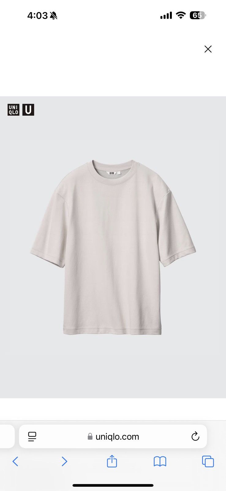 Uniqlo Lot of 4 Uniqlo AIRism Cotton Oversized T-Shirt Half-Sleeve Size US XL / EU 56 / 4 - 2 Thumbnail