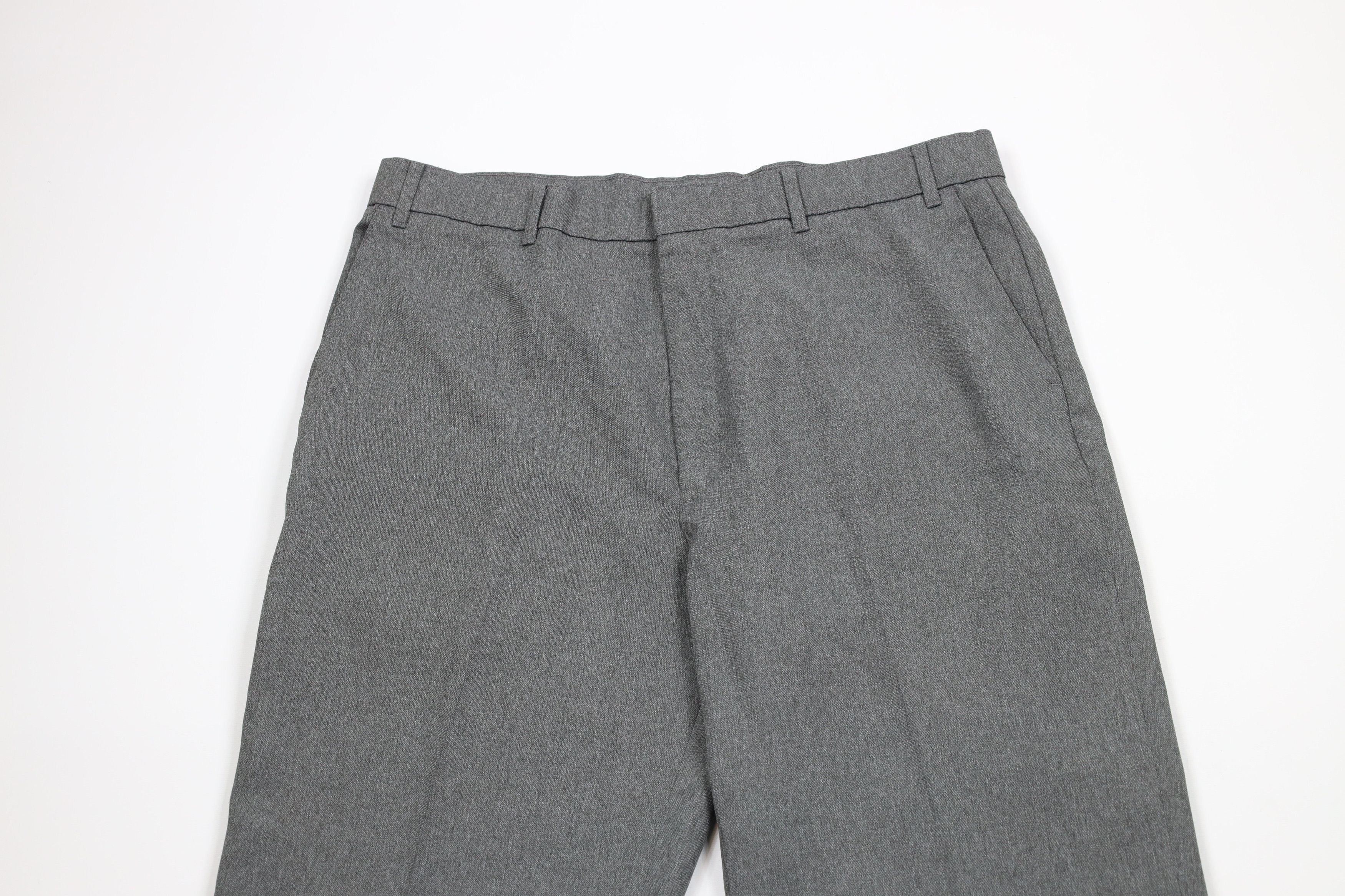 Levi's × Vintage Vintage 90s Levis Flared Wide Leg Chino Pant Heather Gray Size US 36 / EU 52 - 2 Thumbnail