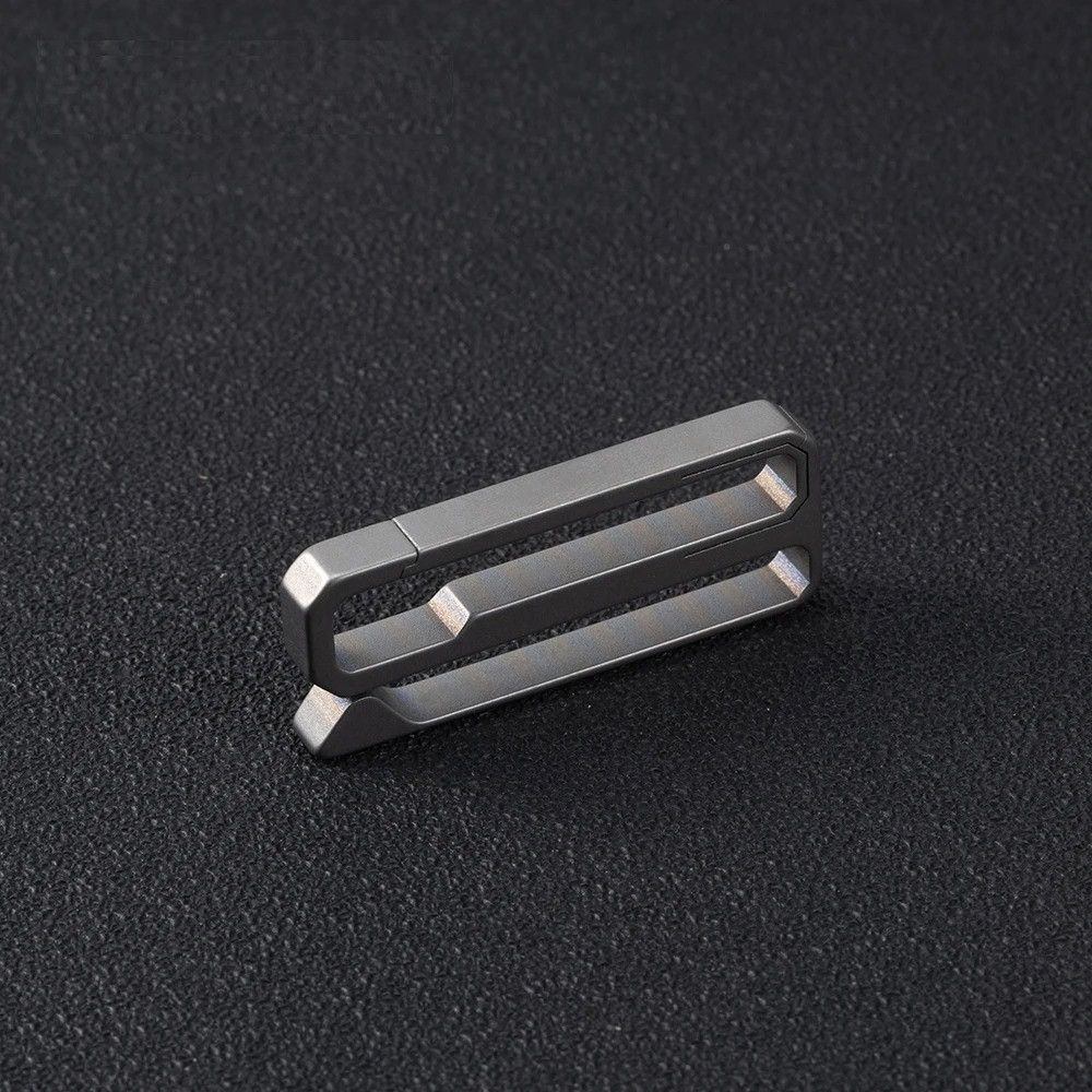 Other Titanium Waist Belt Buckle Key Ring EDC Keychain Small Size Size ONE SIZE - 4 Thumbnail