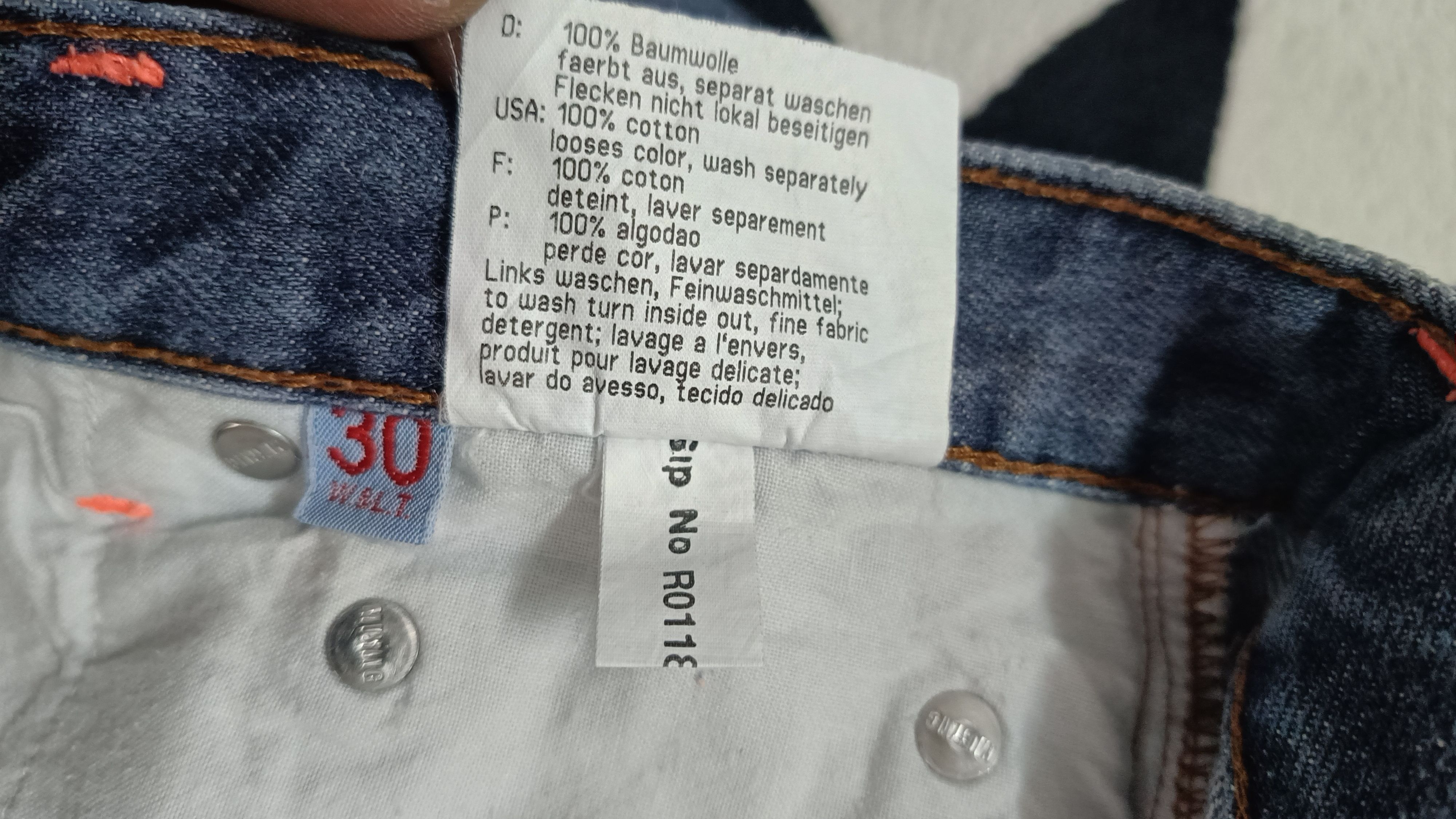 W&LT 🔥🔥 Rare Vintage 90s W&Lt Denim Jeans Size 28" / US 6 / IT 42 - 7 Thumbnail