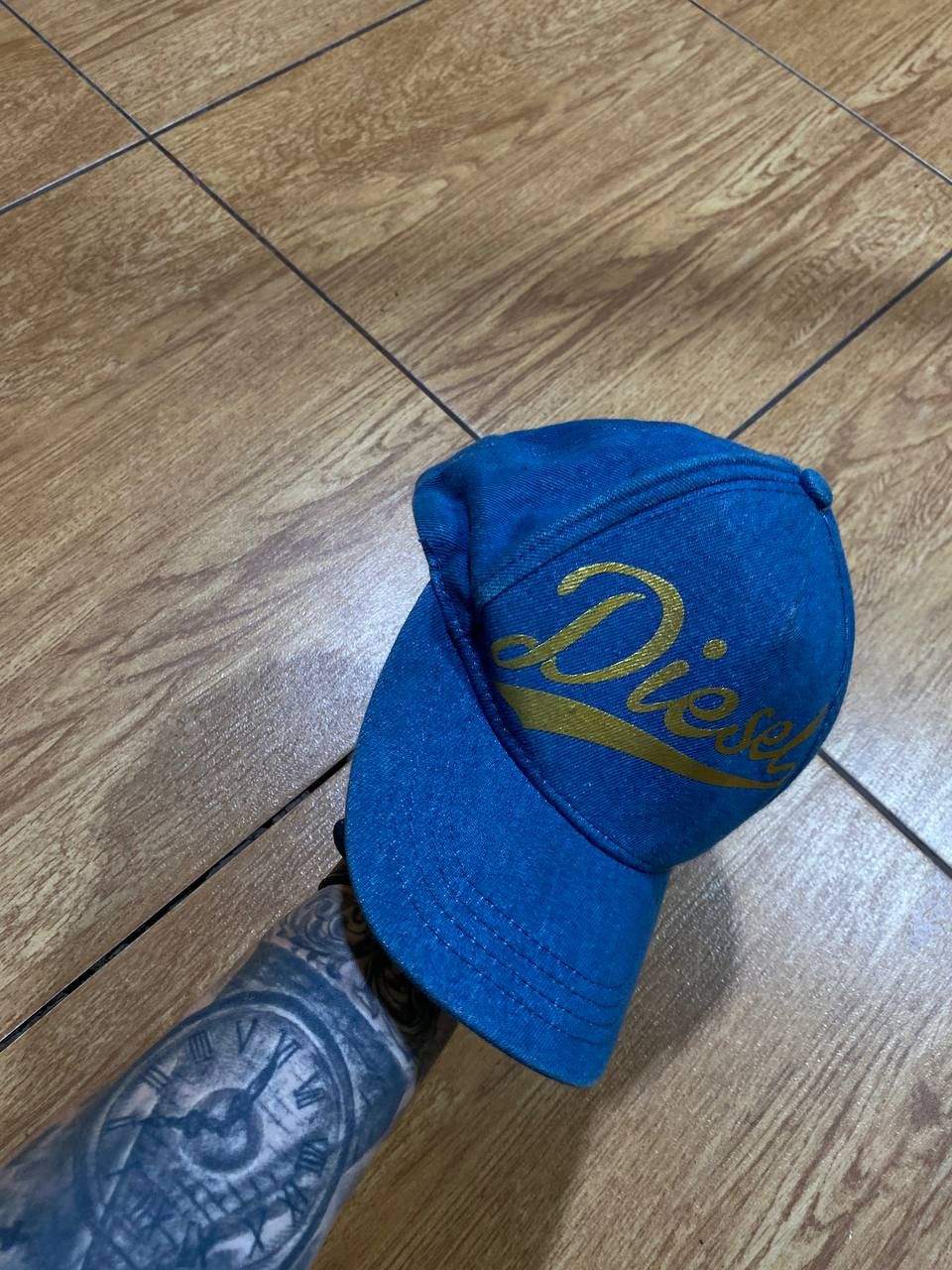 Diesel VINTAGE DIESEL DISTRESSED HAT BIG LOGO Y2K STREETWEAR Y2K Size ONE SIZE - 6 Thumbnail