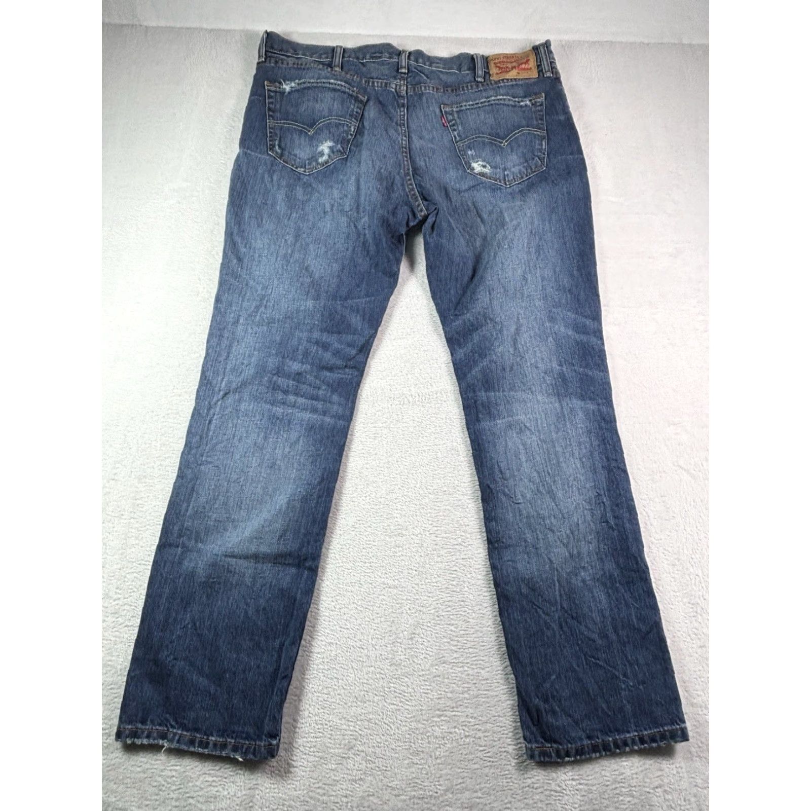 Levi's Levi's 511 Jeans Mens Regular Fit Straight 40x32 Blue Denim 5-Pocket Logo Vintage: No Size US 40 / EU 56 - 2 Thumbnail