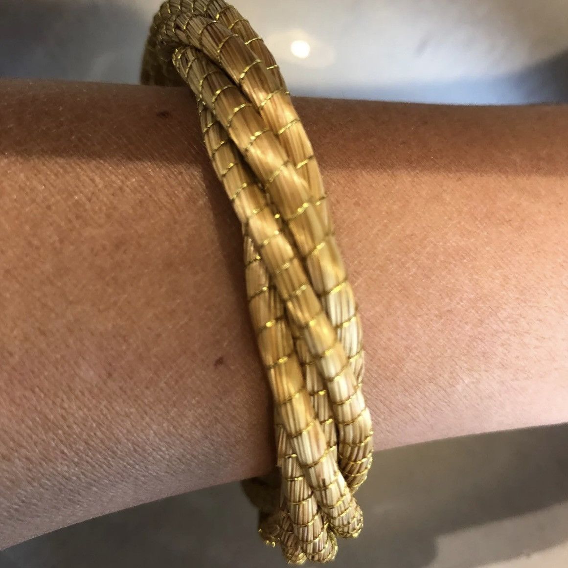 Other Golden twisted bangle bracelet Size ONE SIZE - 3 Thumbnail
