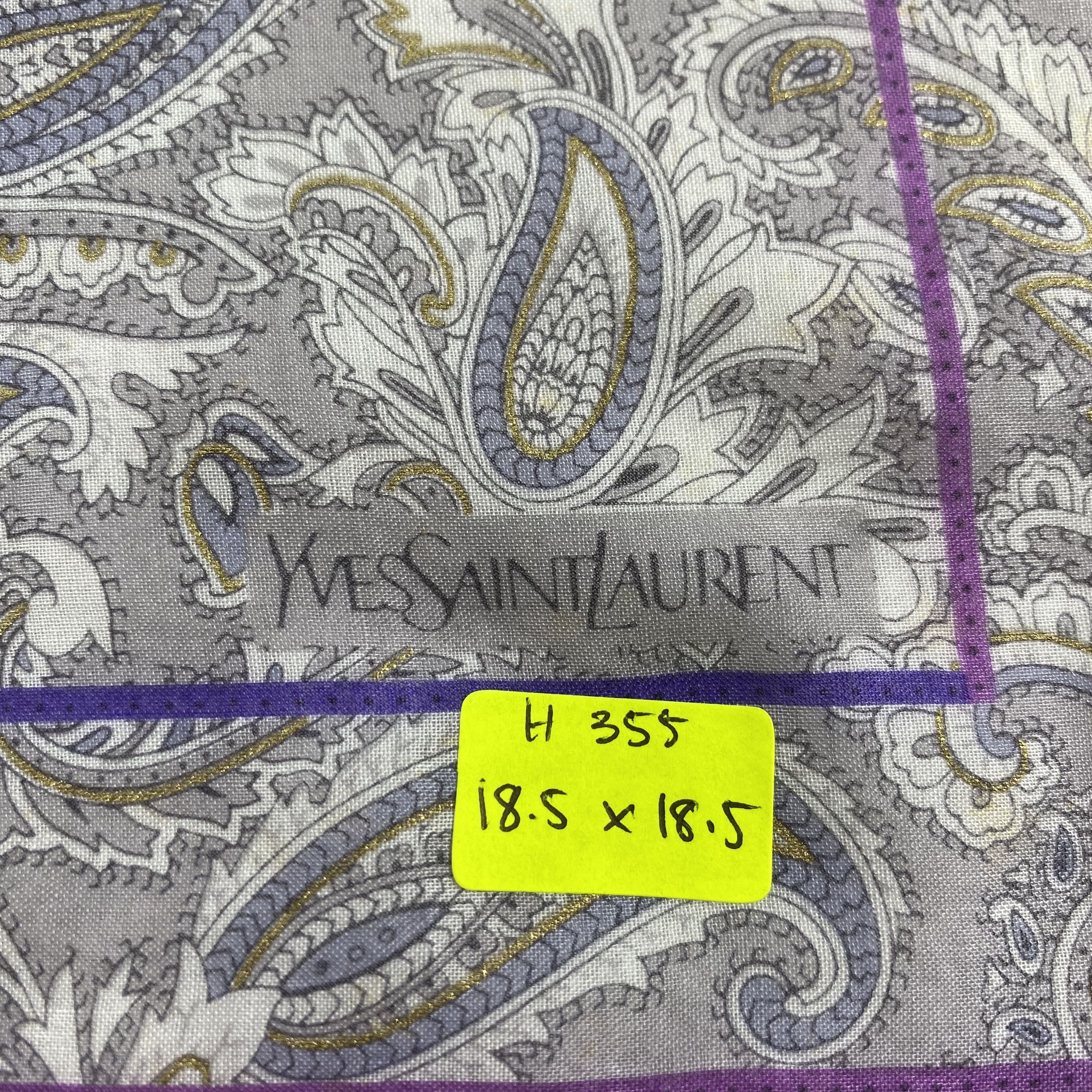 Vintage × Yves Saint Laurent Yves Saint Laurent Bandana/ Handkerchief / Neckerchief Size ONE SIZE - 5 Thumbnail