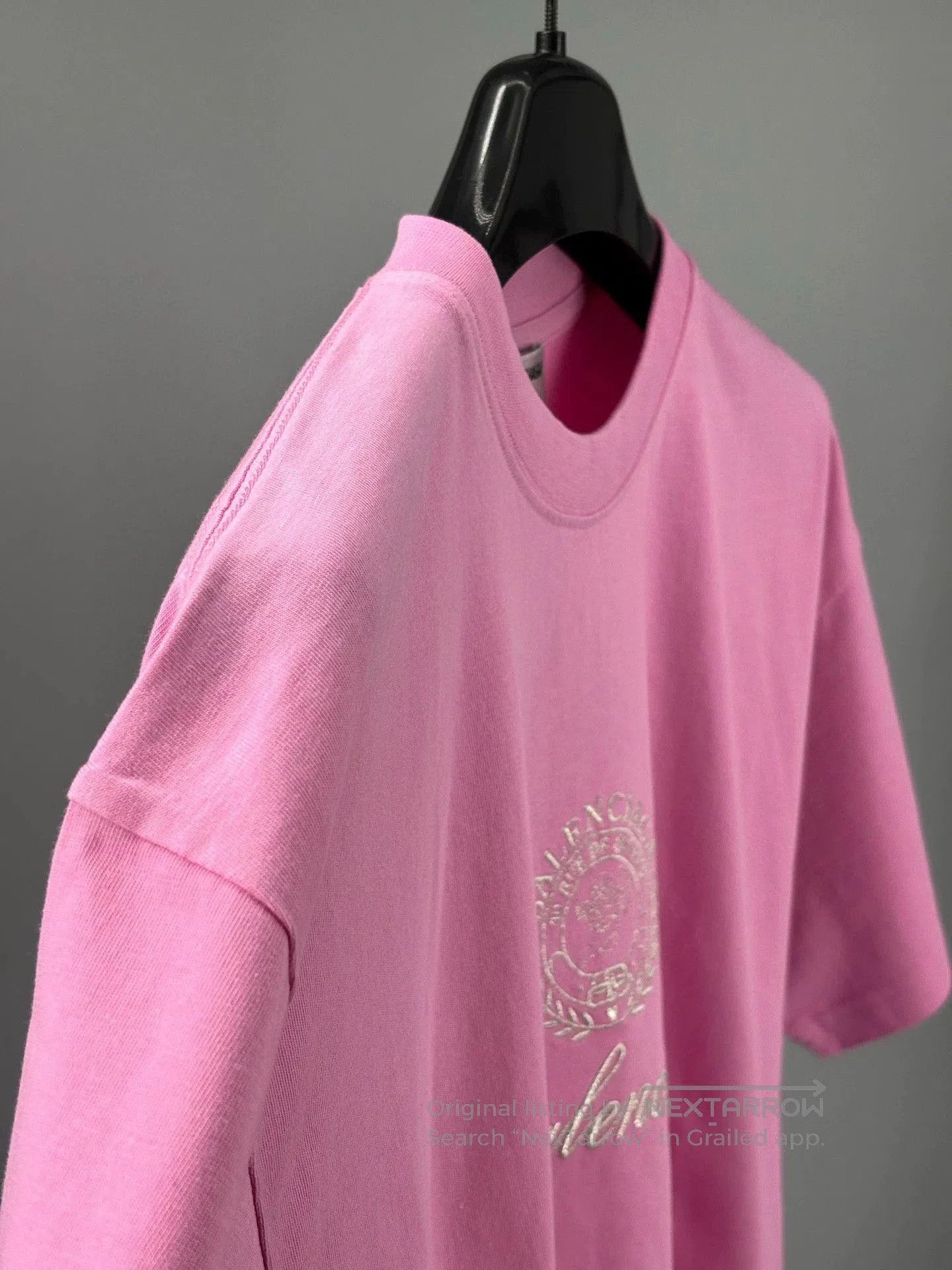 Balenciaga balenciaga pink t-shirt with logo embroidery. Size US XS / EU 42 / 0 - 3 Thumbnail