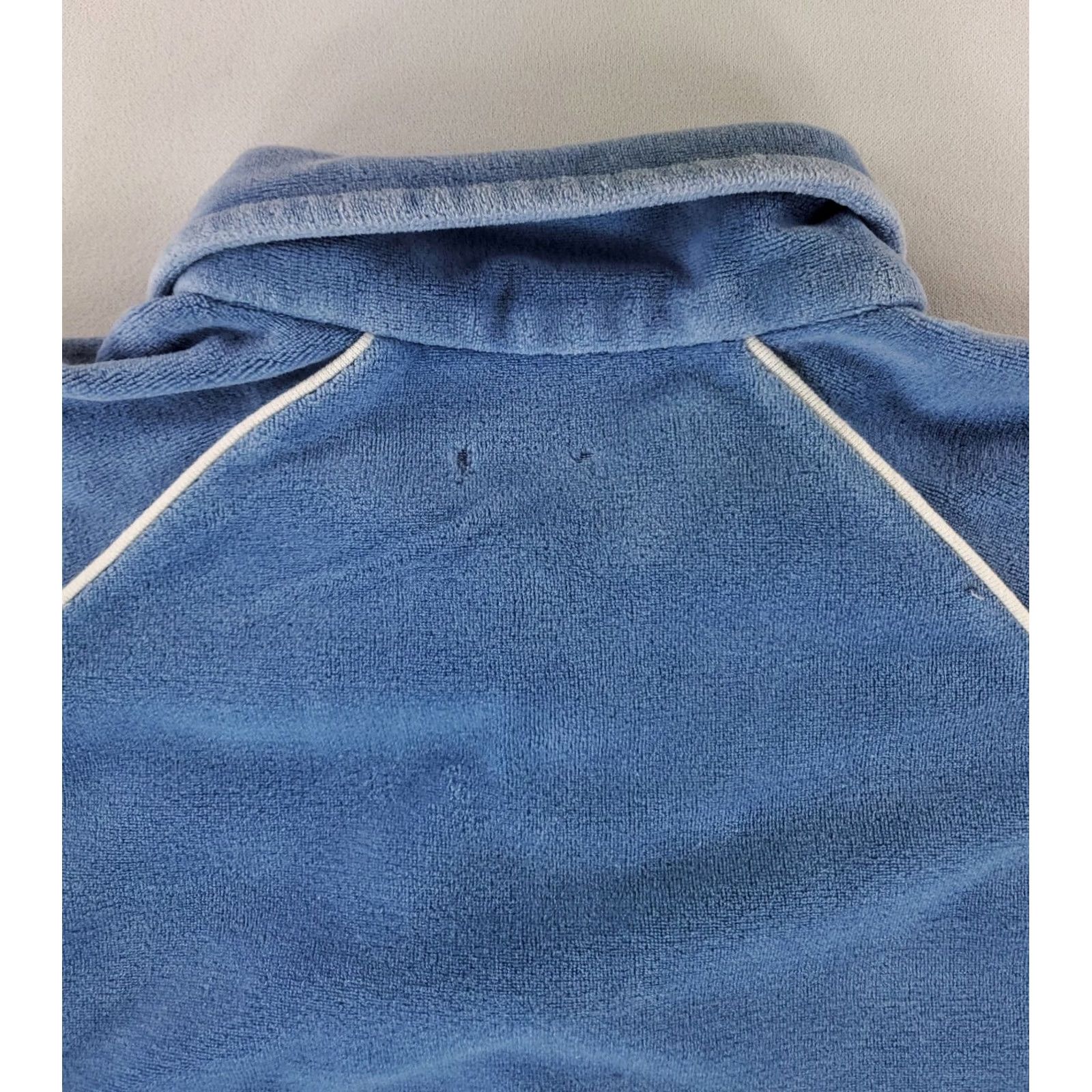 Vintage VINTAGE Heming Way Point Sweatshirt Velour Polo Collar Pullover Blue Mens L 70s 80s Size US L / EU 52-54 / 3 - 3 Thumbnail