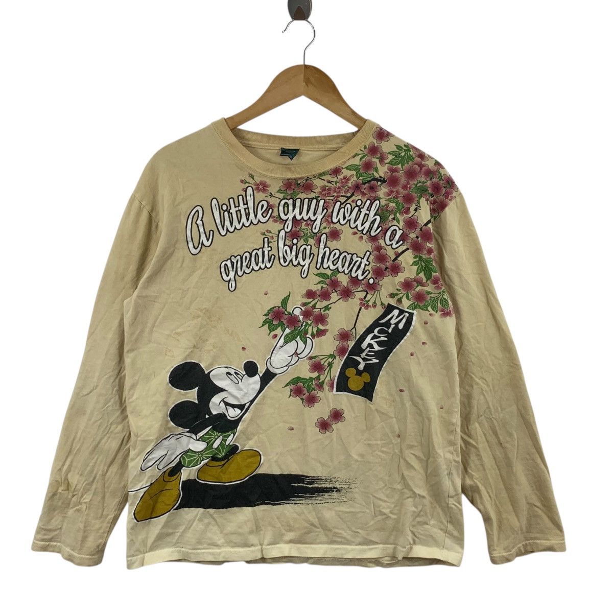 Disney Vintage DISNEY MICKEY MOUSE Superstar Floral Tee Shirt Size M / US 6-8 / IT 42-44 - 3 Thumbnail