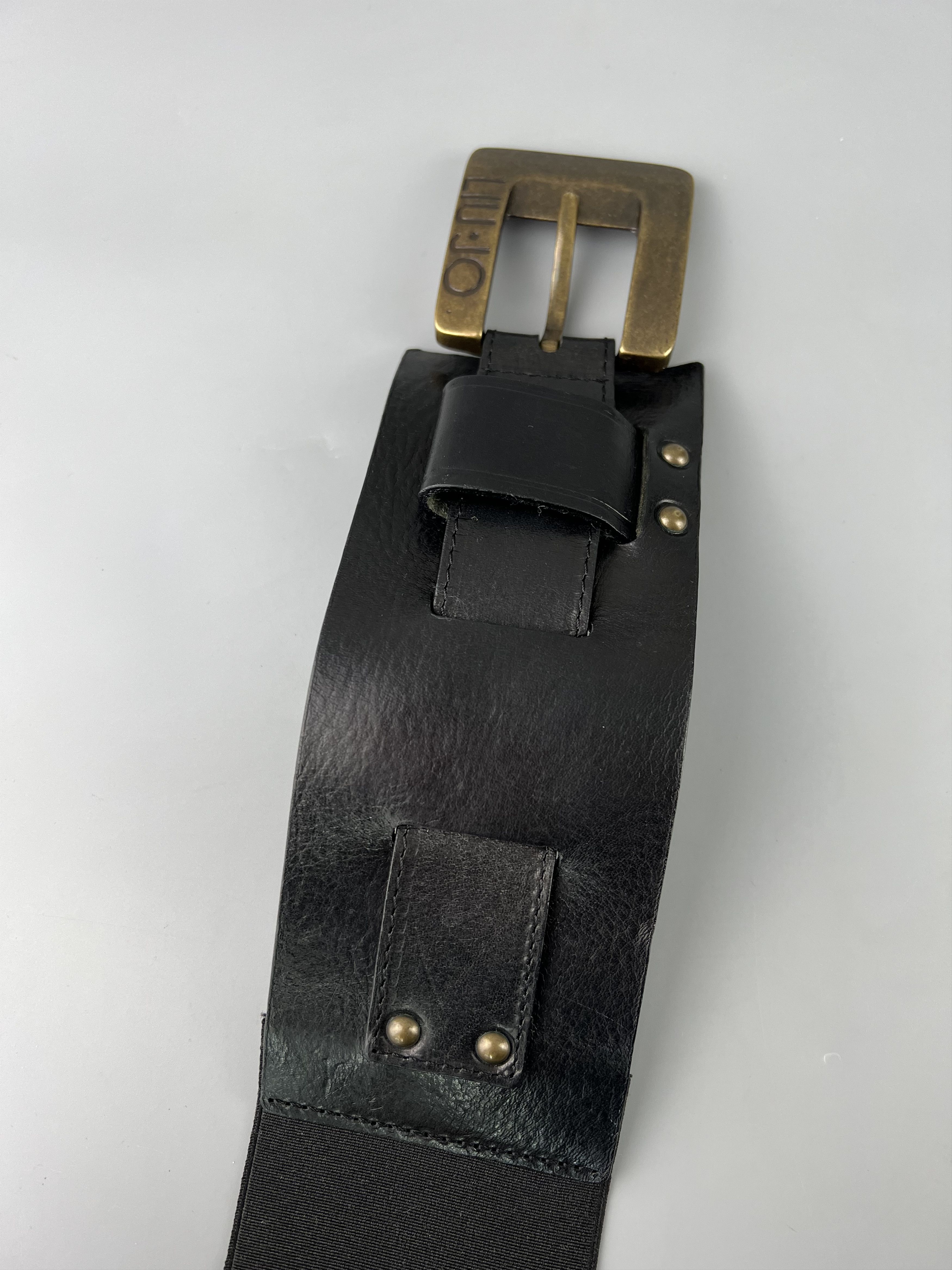 Liu Jo Liu Jo Black Leather Belt Size S Size ONE SIZE - 8 Thumbnail