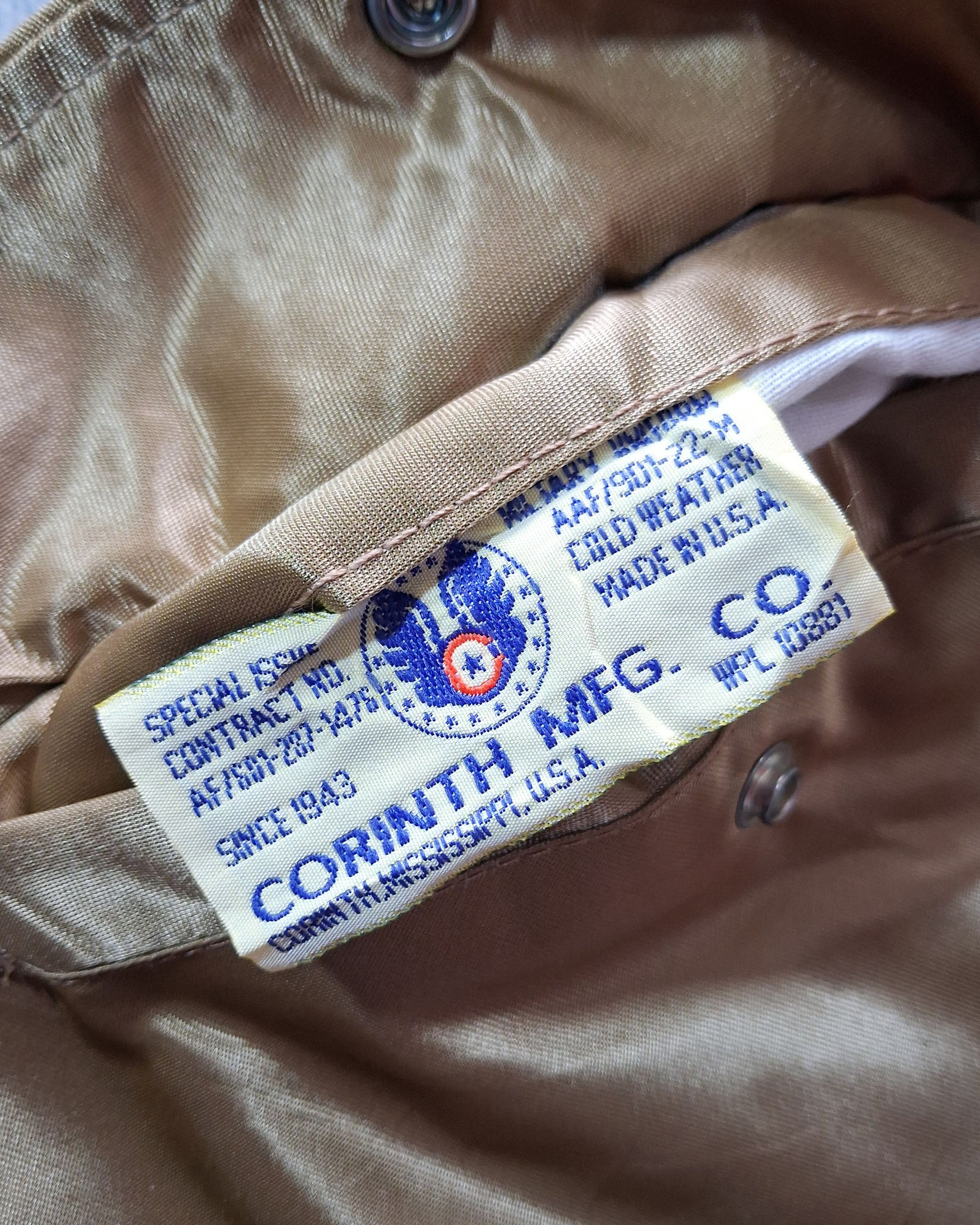 Vintage CORINTH MFG CO MA-1 MILITARY UNIFORM BOMBER JACKET Size US L / EU 52-54 / 3 - 5 Thumbnail