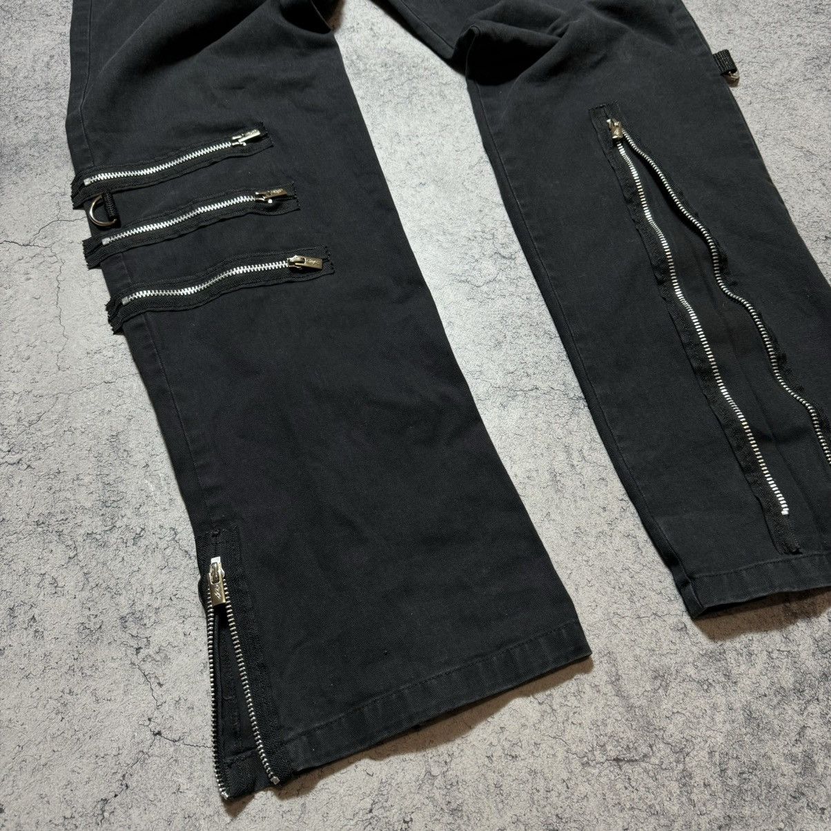 Designer × Japanese Brand Rare Queen Of Darkness Bondage Cyber Punk Rave Pants Size US 34 / EU 50 - 2 Thumbnail
