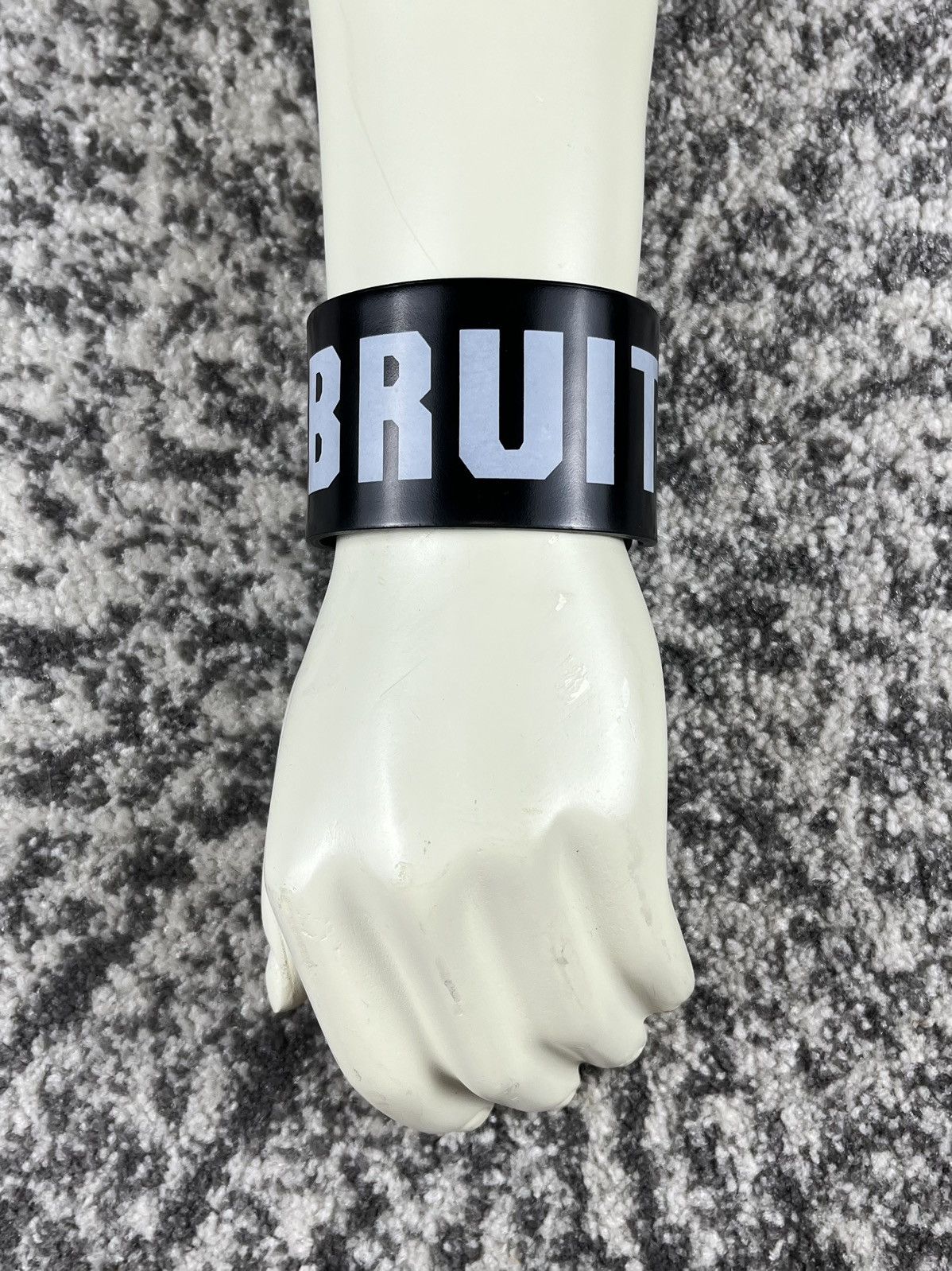 Undercover AW13 Undercover Bruit Black Leather Buckled Bracelet Size ONE SIZE - 2 Thumbnail