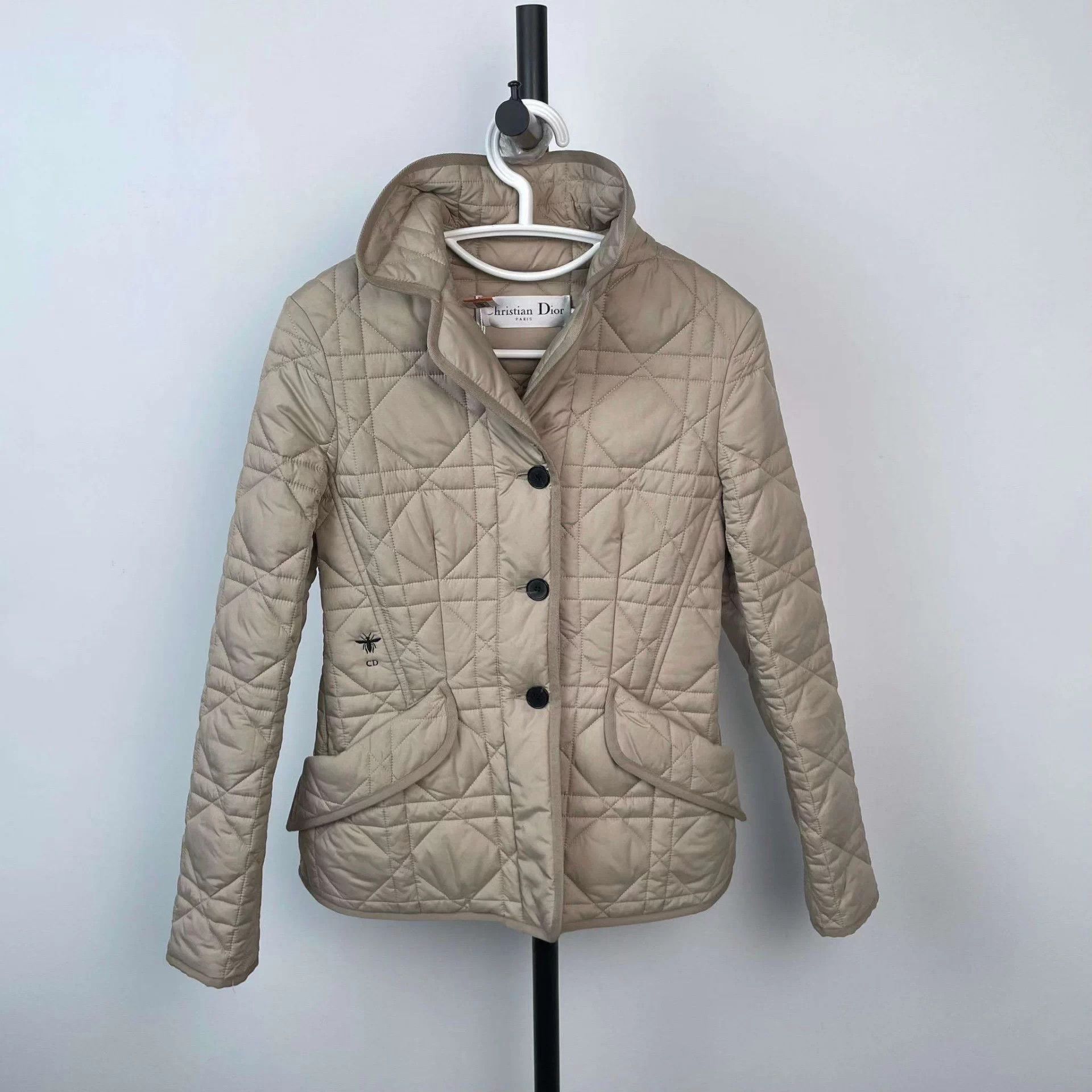 Dior Dior Khaki Quilted Puffer Jacket 34 Size XS / US 0-2 / IT 36-38 - 1 Thumbnail