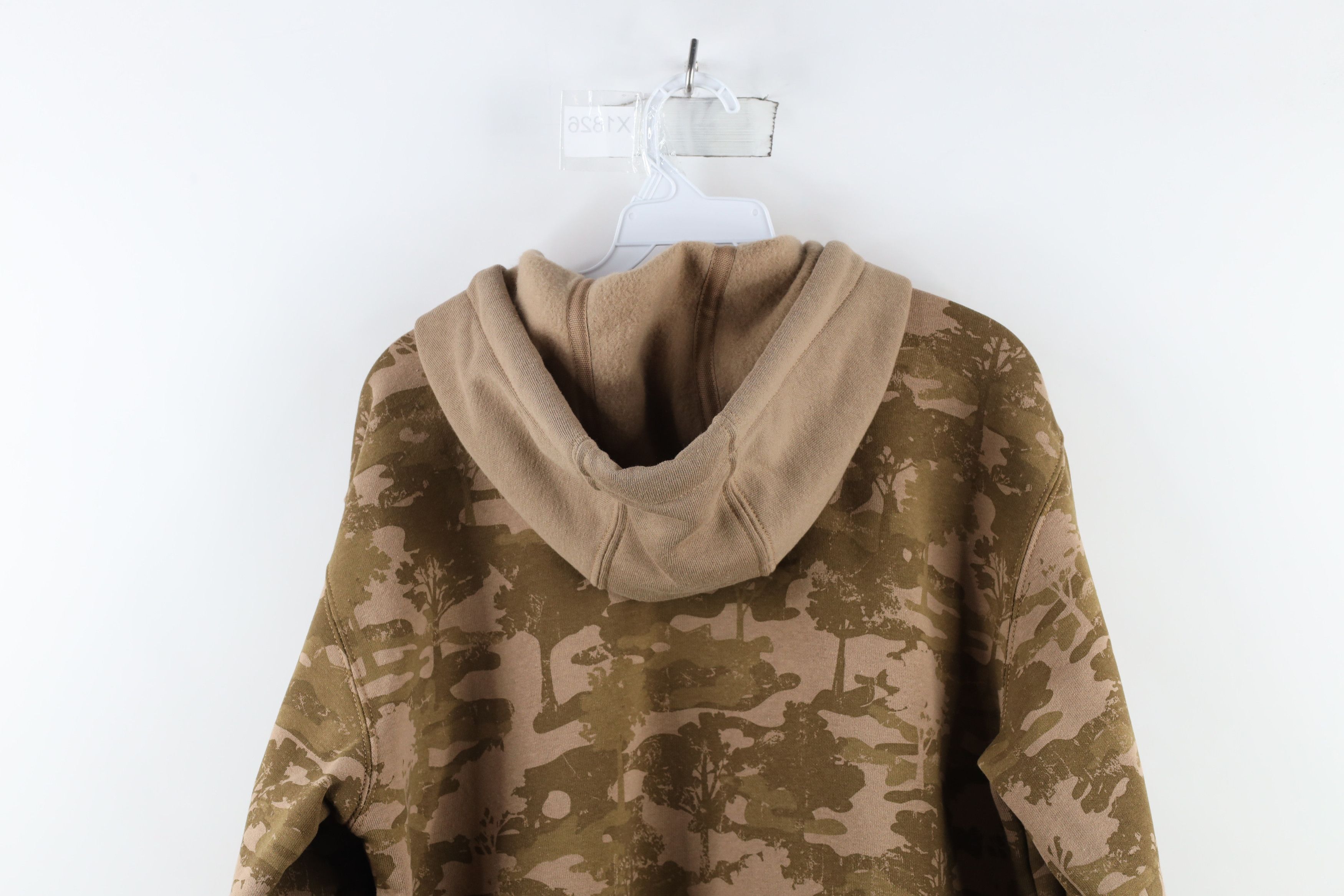 Carhartt × Vintage New Carhartt Spell Out Camouflage Hoodie Sweatshirt Brown Size US S / EU 44-46 / 1 - 12 Thumbnail
