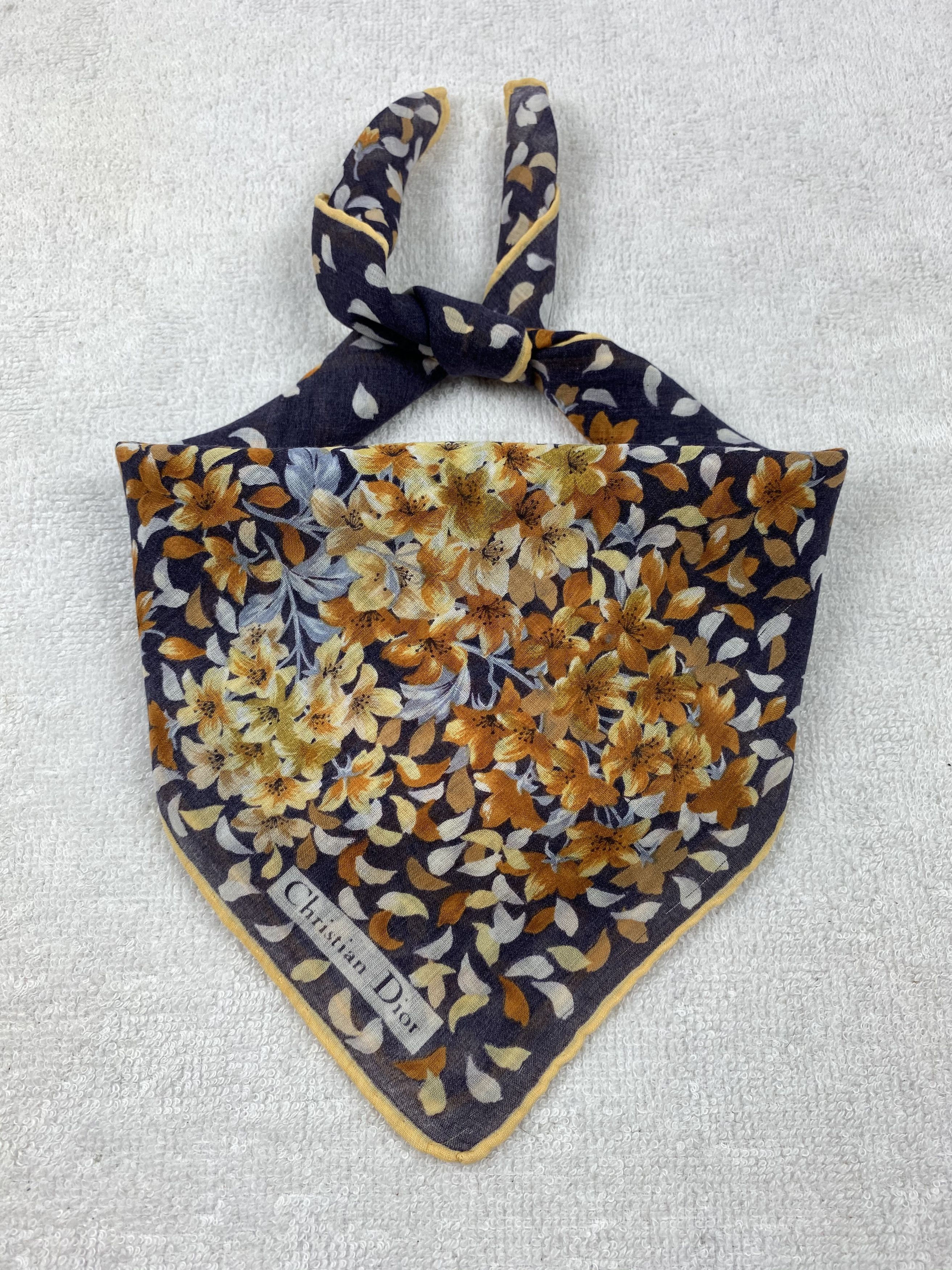Vintage Christian Dior Handkerchief / Bandana / Neckerchief Size ONE SIZE - 1 Thumbnail