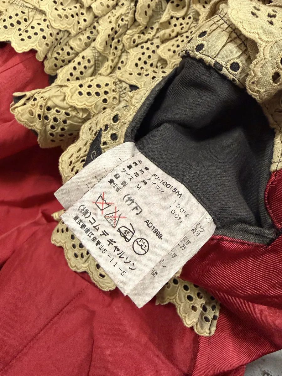 Comme des Garcons AW1998 Comme des Garçons Homme Plus Red Contemporary Pleated Blazer Jacket Size US M / EU 48-50 / 2 - 11 Thumbnail