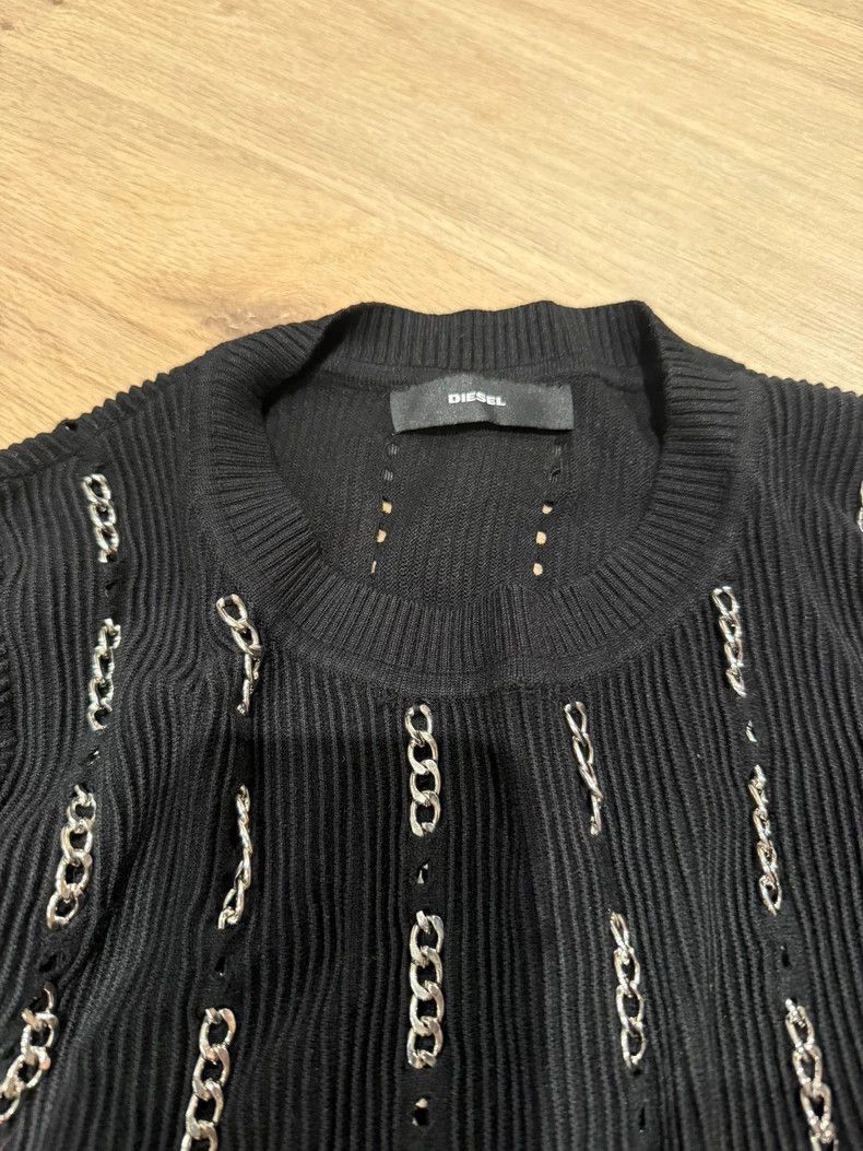 Alexander Wang Alexander Wang Chain Striped Sweater- Size M / US 6-8 / IT 42-44 - 6 Thumbnail