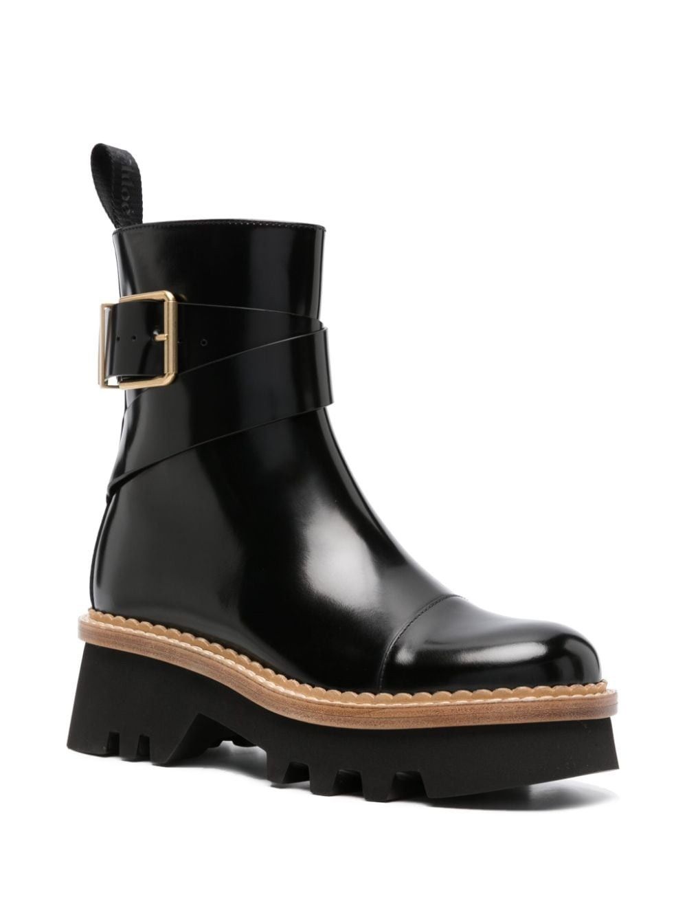 Chloe o1loc1c0325 CHC23 Ankle Boots in Black Size US 11 / IT 41 - 2 Thumbnail