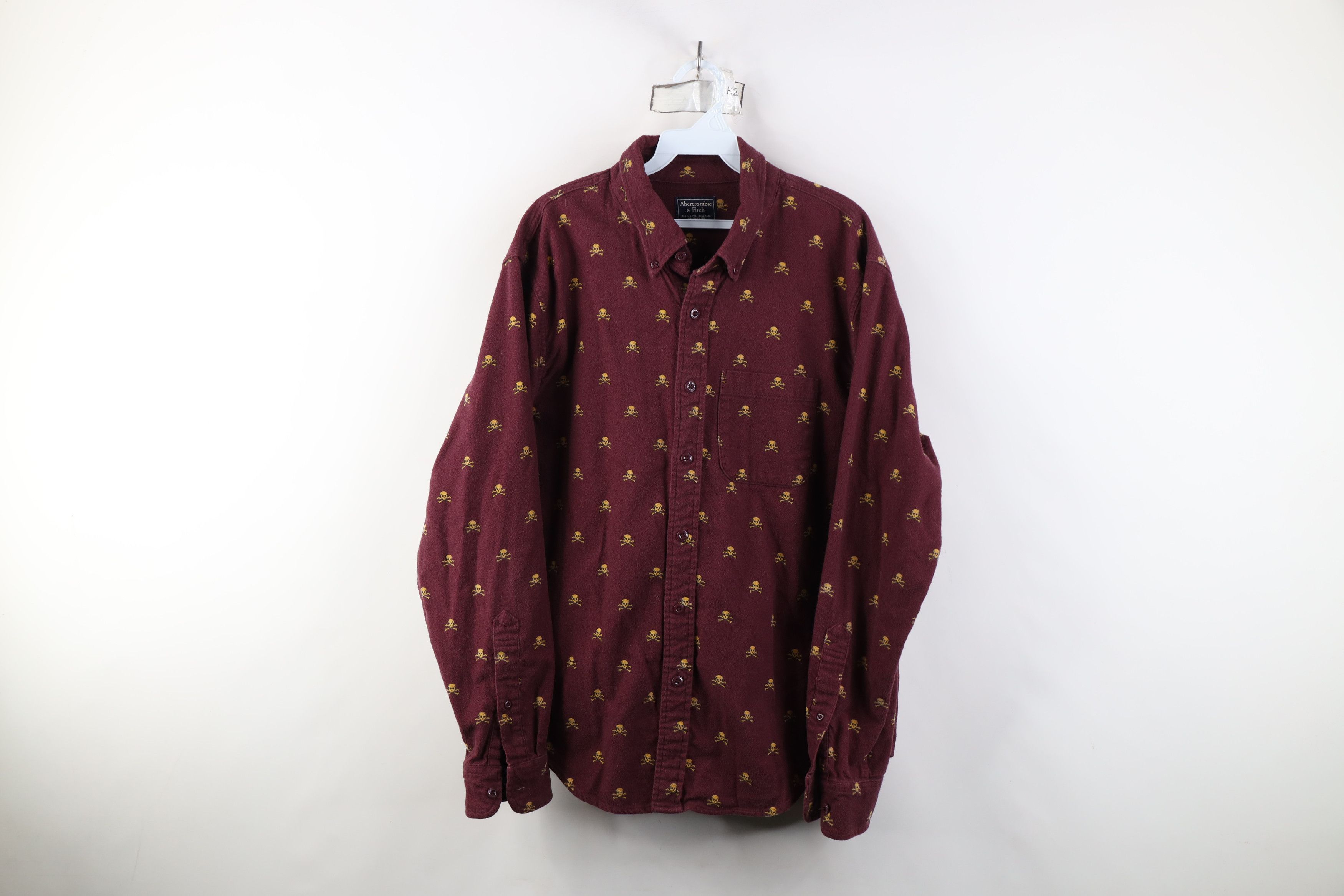 Abercrombie & Fitch Vintage Y2K Abercrombie & Fitch Chamois Cloth Button Shirt Size US XL / EU 56 / 4 - 1 Thumbnail