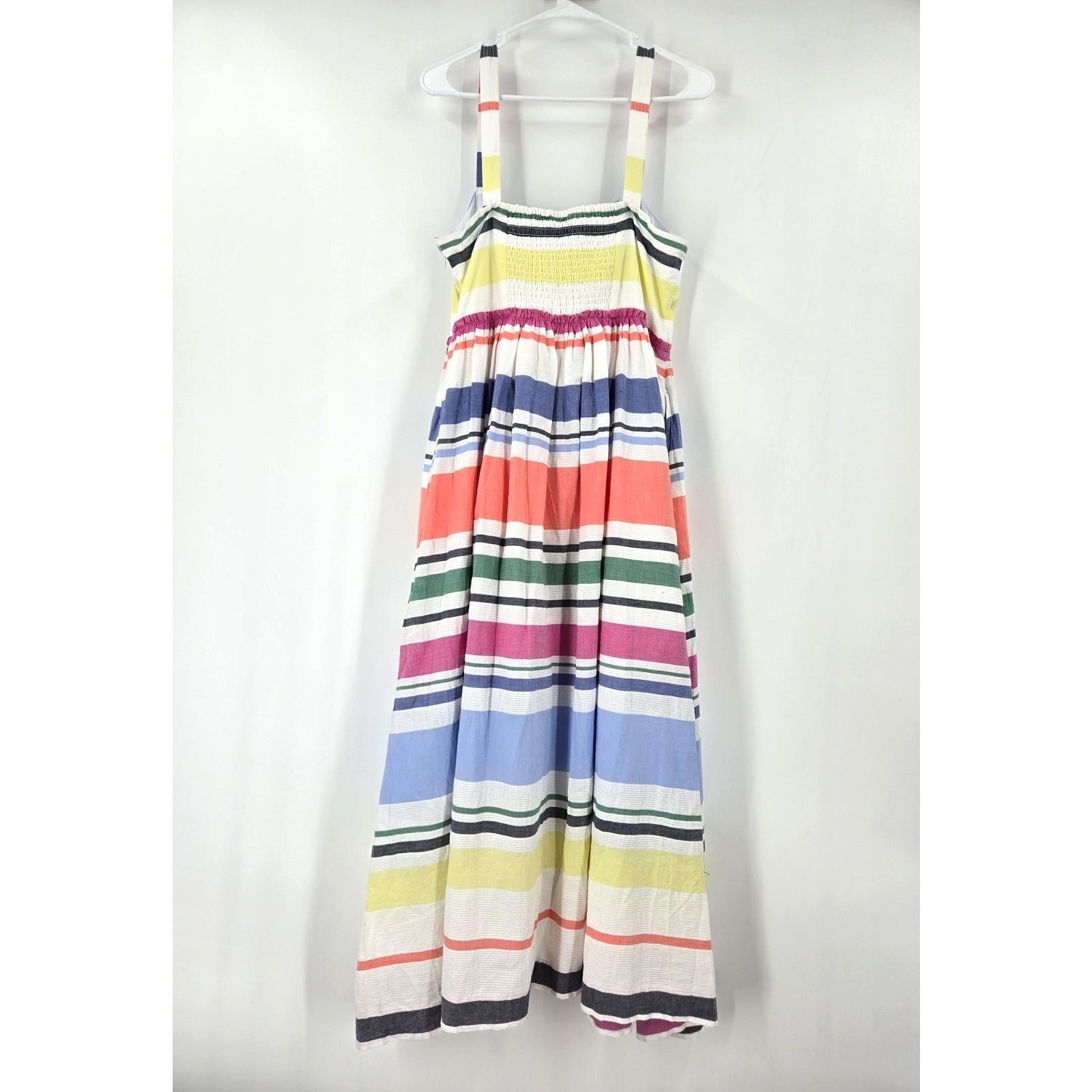 Gap NWT Gap Womens Dress Medium Empire Waist Maxi Multi Stripe Size M / US 6-8 / IT 42-44 - 4 Thumbnail