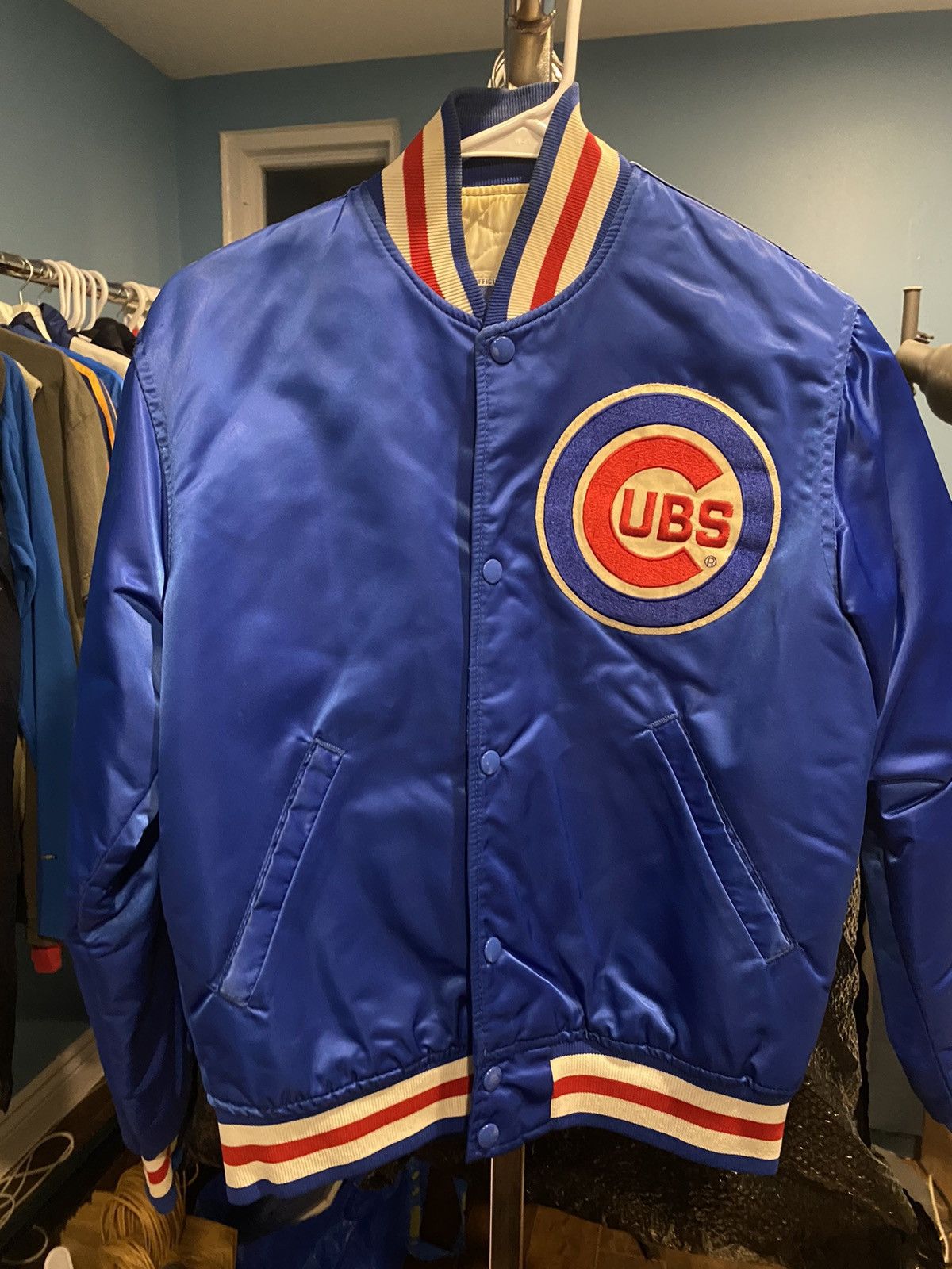 Starter × Vintage Vintage Chicago cubs jacket Size US S / EU 44-46 / 1 - 1 Thumbnail