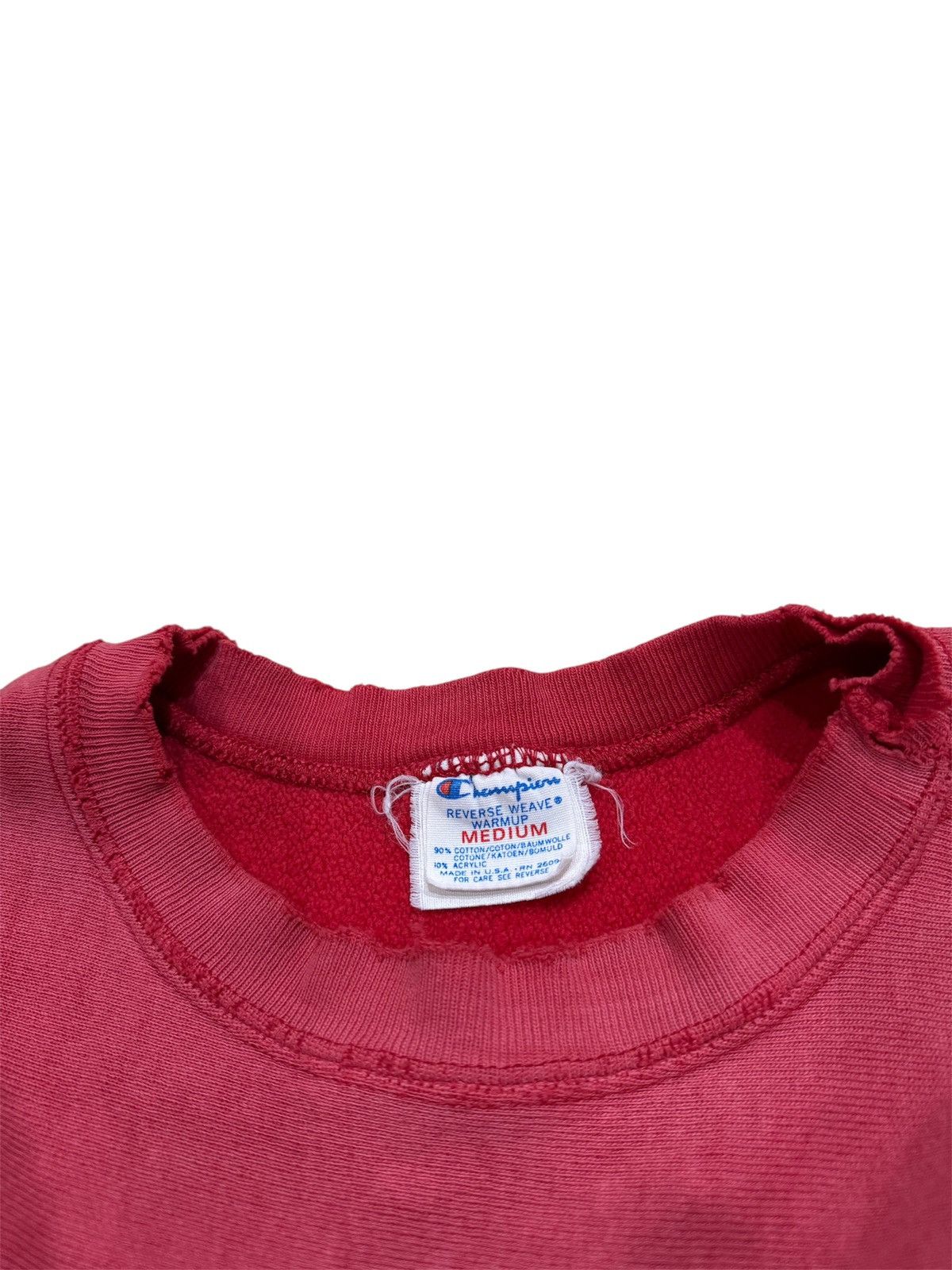 Champion VINTAGE CHAMPIONS REVERSE WEAVE DISTRESSED SWEATSHIRT Size US M / EU 48-50 / 2 - 9 Thumbnail