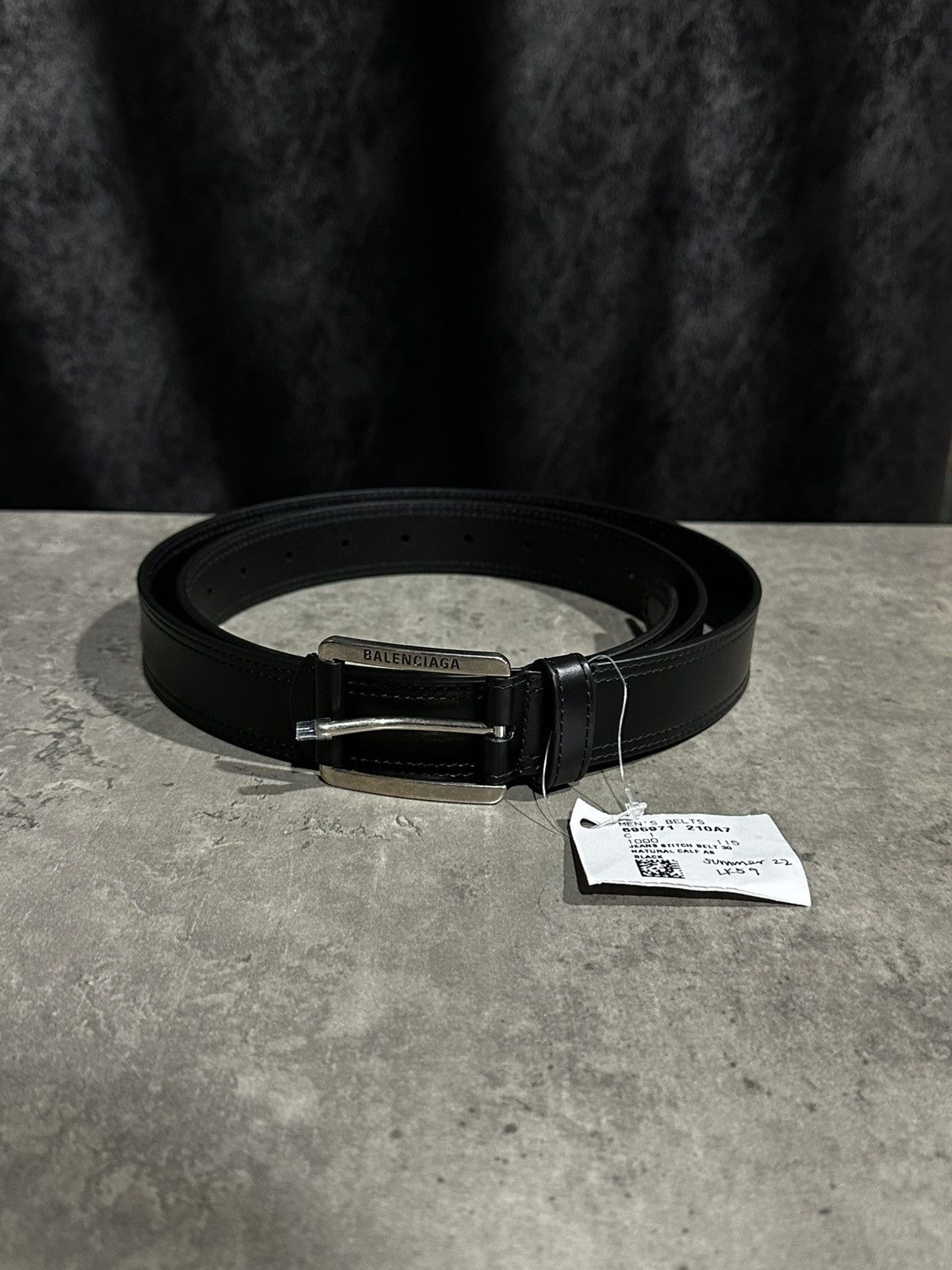 Balenciaga balenciaga logo belt 115 cm Size ONE SIZE - 1 Thumbnail