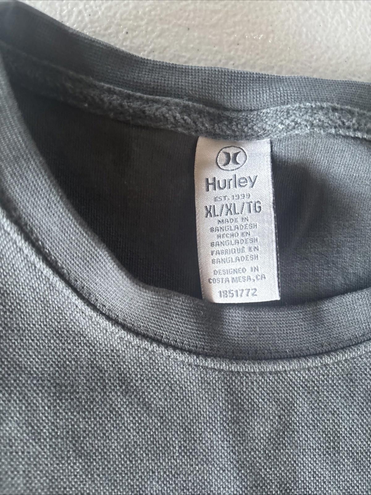 Hurley Hurley Long sleeve Shirt Crewneck Men's Dark Grey XL Skater Size US XL / EU 56 / 4 - 2 Thumbnail