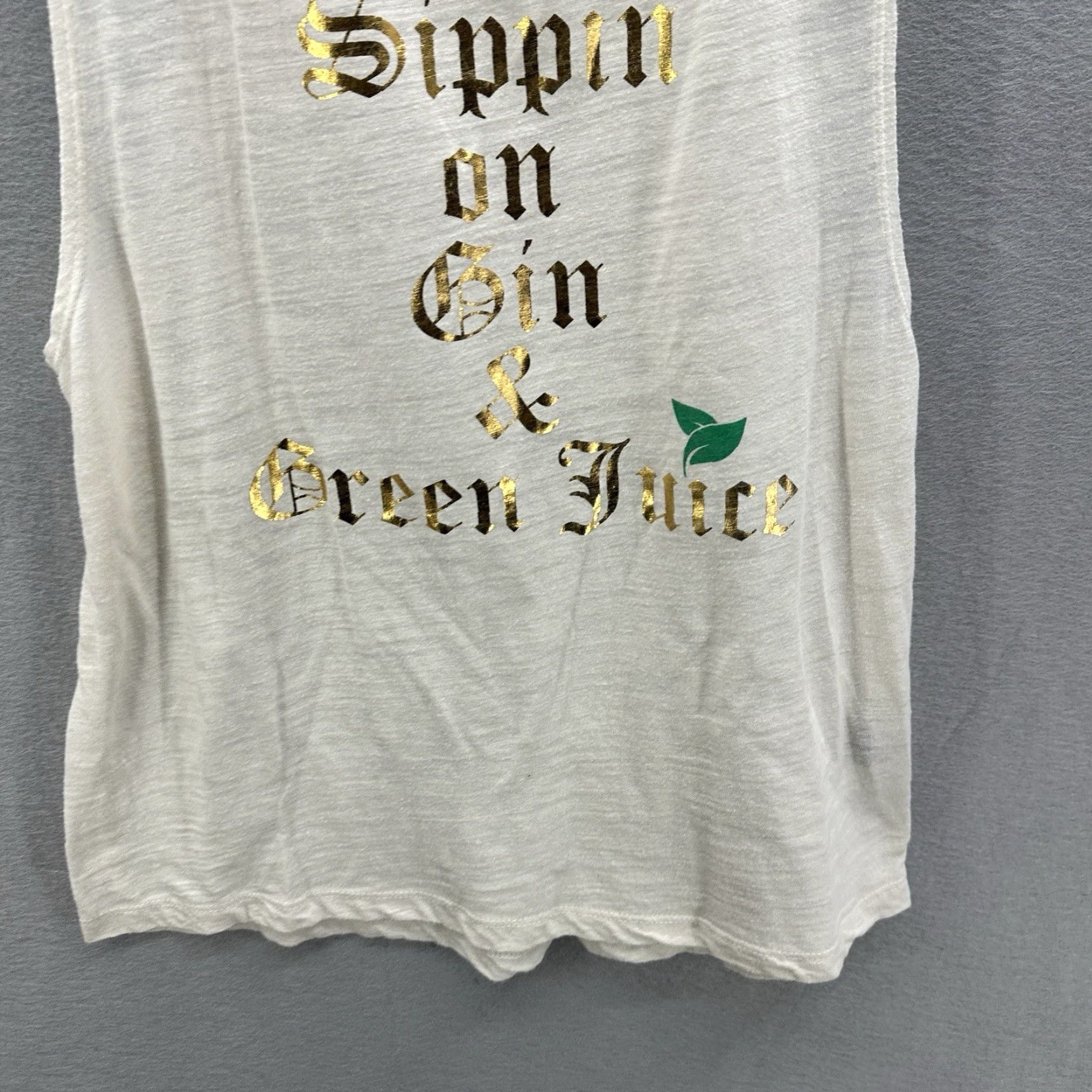Le Superbe Le Superbe Tank Top Womens M Ivory Snoop Hip Hop Classic Tank Top for Women XS- XL Size M / US 6-8 / IT 42-44 - 5 Thumbnail