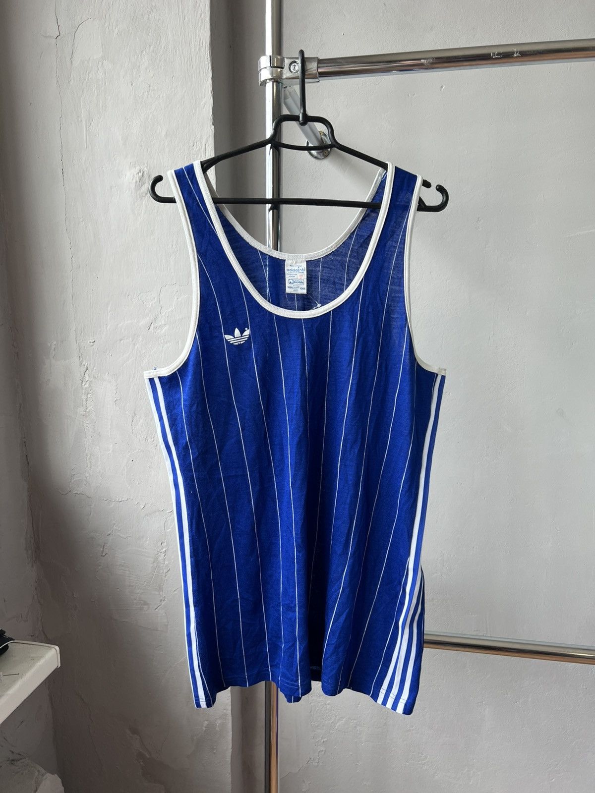 Adidas 70/80’S RARE ADIDAS VENTEX RUNNING TRAIN/ARMY VEST JERSEY Size US M / EU 48-50 / 2 - 2 Thumbnail