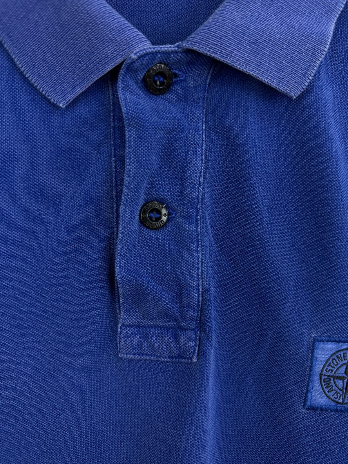 Stone Island 🇮🇹 Y2K Stone Island Patch Program Polo T-Shirt Rare Retro Size US L / EU 52-54 / 3 - 6 Thumbnail