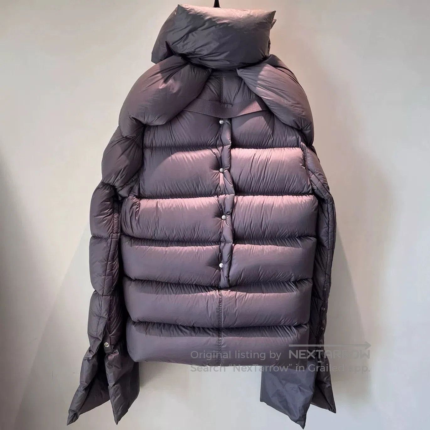 Rick Owens rick owens purple long down coat. Size M / US 6-8 / IT 42-44 - 2 Thumbnail