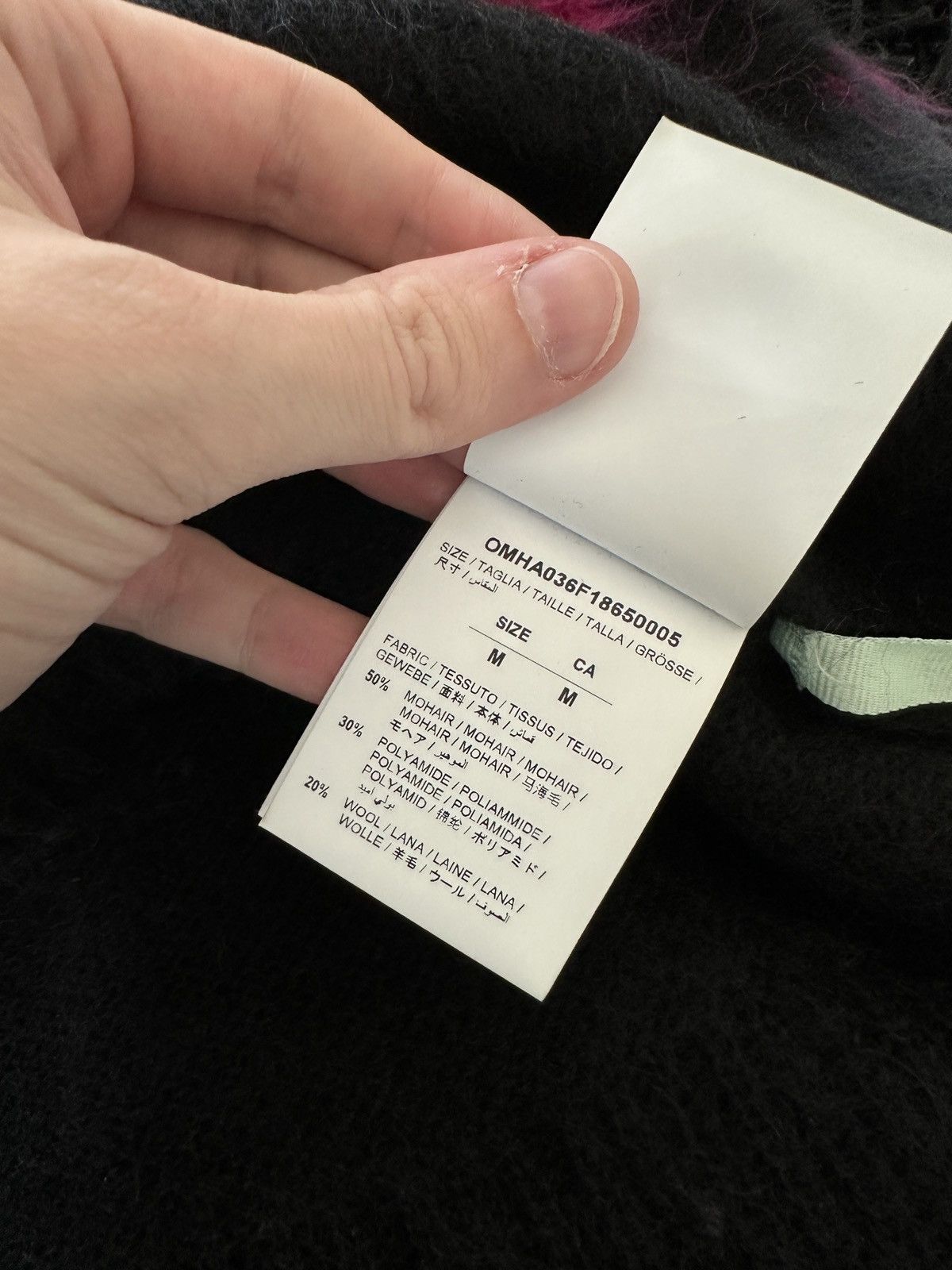 Off-White Off-White Mohair Size US M / EU 48-50 / 2 - 5 Thumbnail