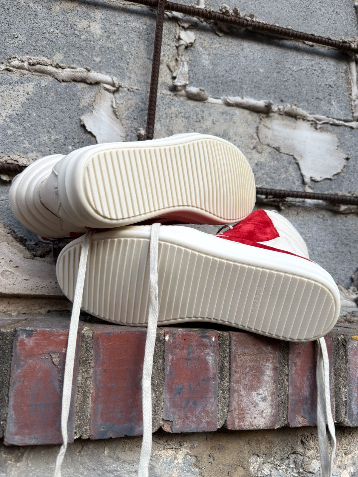 Rick Owens Rick Owens Geobasket Carnelian Milk Size US 10 / EU 43 - 9 Thumbnail